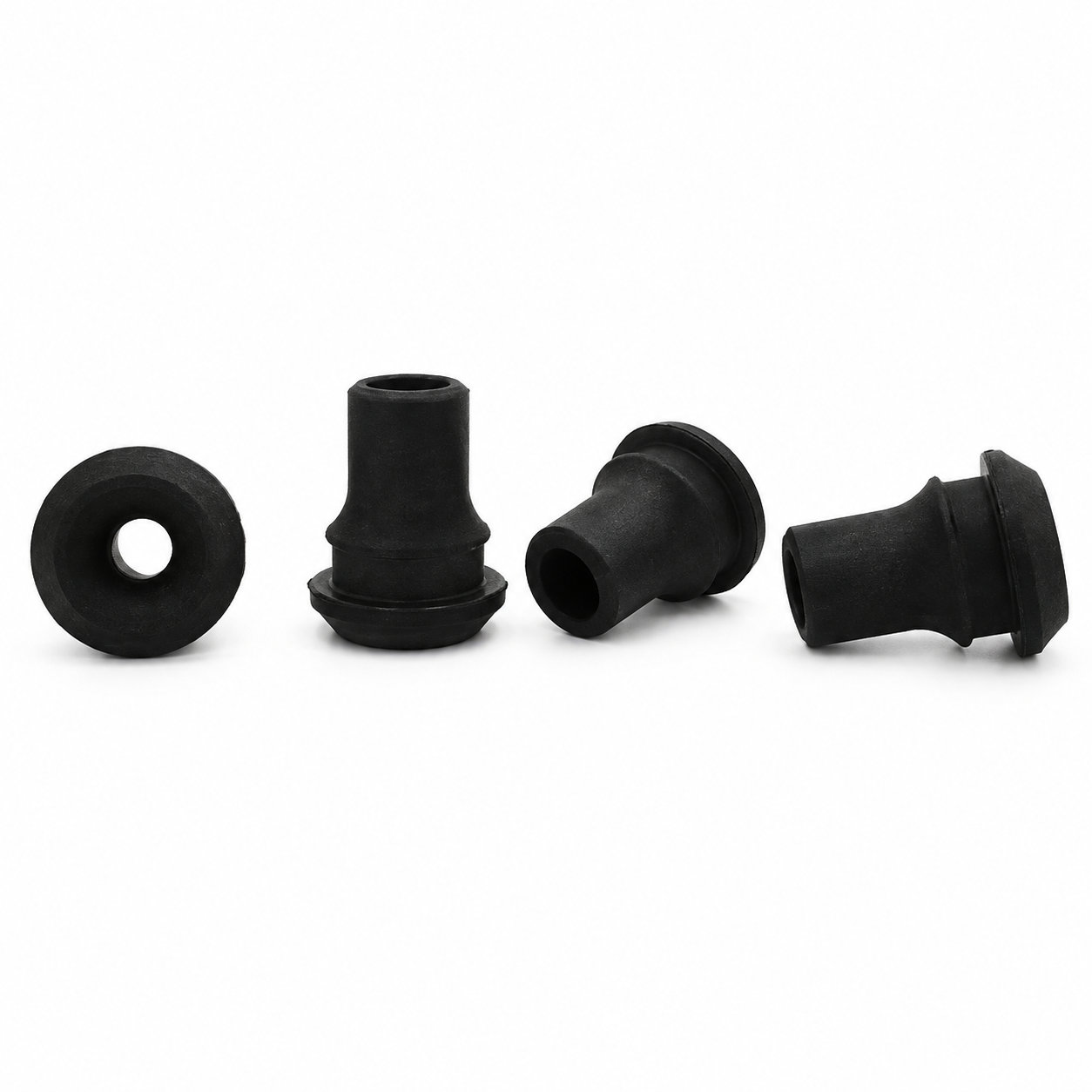 Factory custom molded cartridge rubber plug with hole