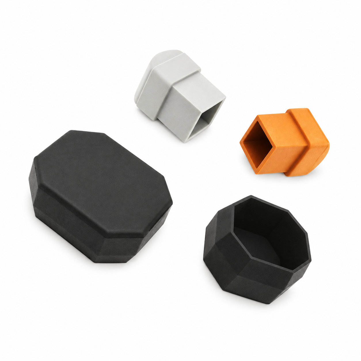 Automotive plastic grommet black rubber silicone cable plug