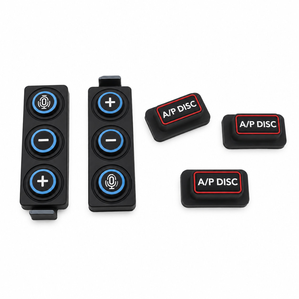 Silicone rubber membrane keypad push button