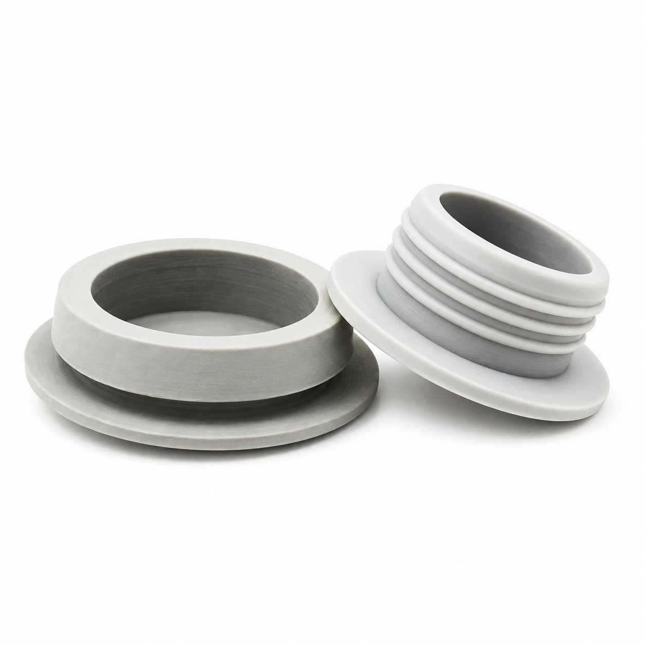 Small rubber bottle stopper threaded hole plug