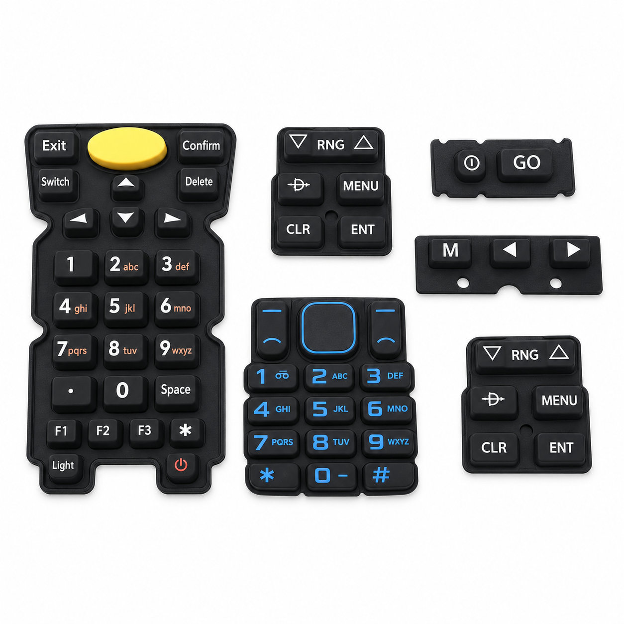 Rubber keypad manufacturers custom made silicone button
