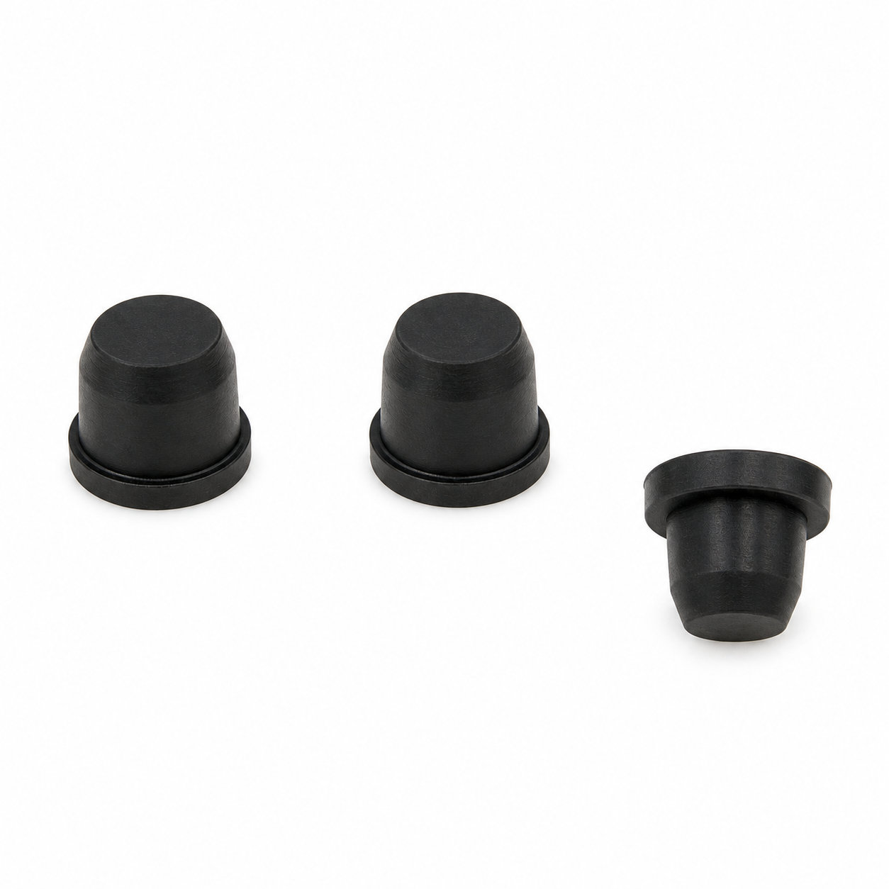Molded high quality black rubber silicone stoppers for waterproof