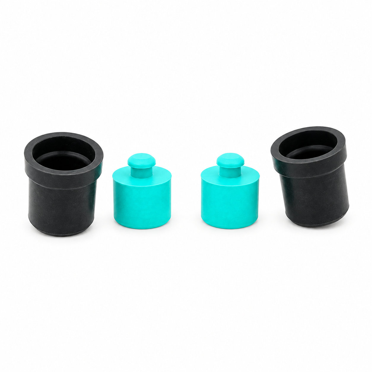 High quality colored EPDM SBR rubber caps/plugs for machine