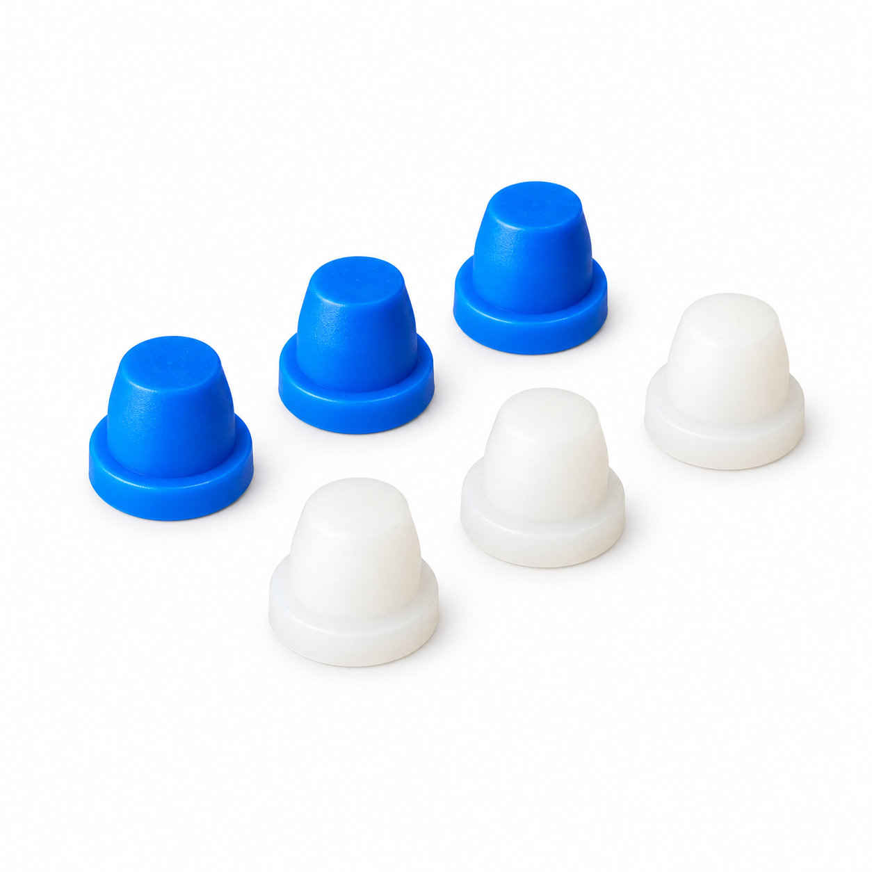 Molded colorful EPDM SBR rubber silicone caps/8mm seal plugs