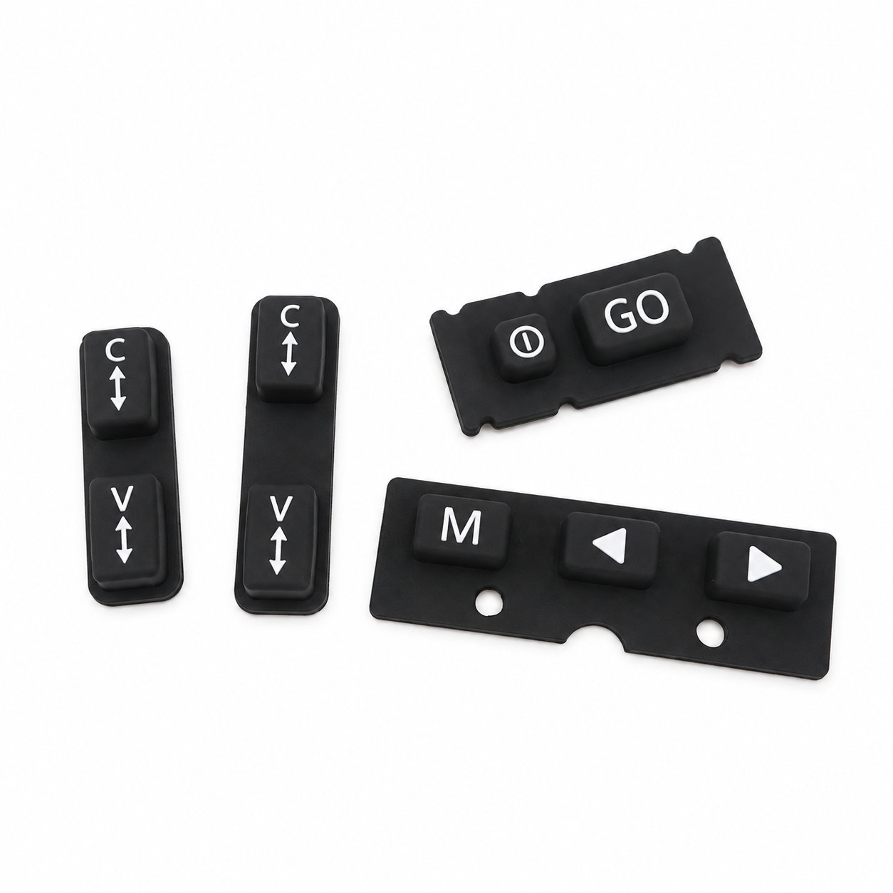 Rubber button keypad molded mechanical keypads
