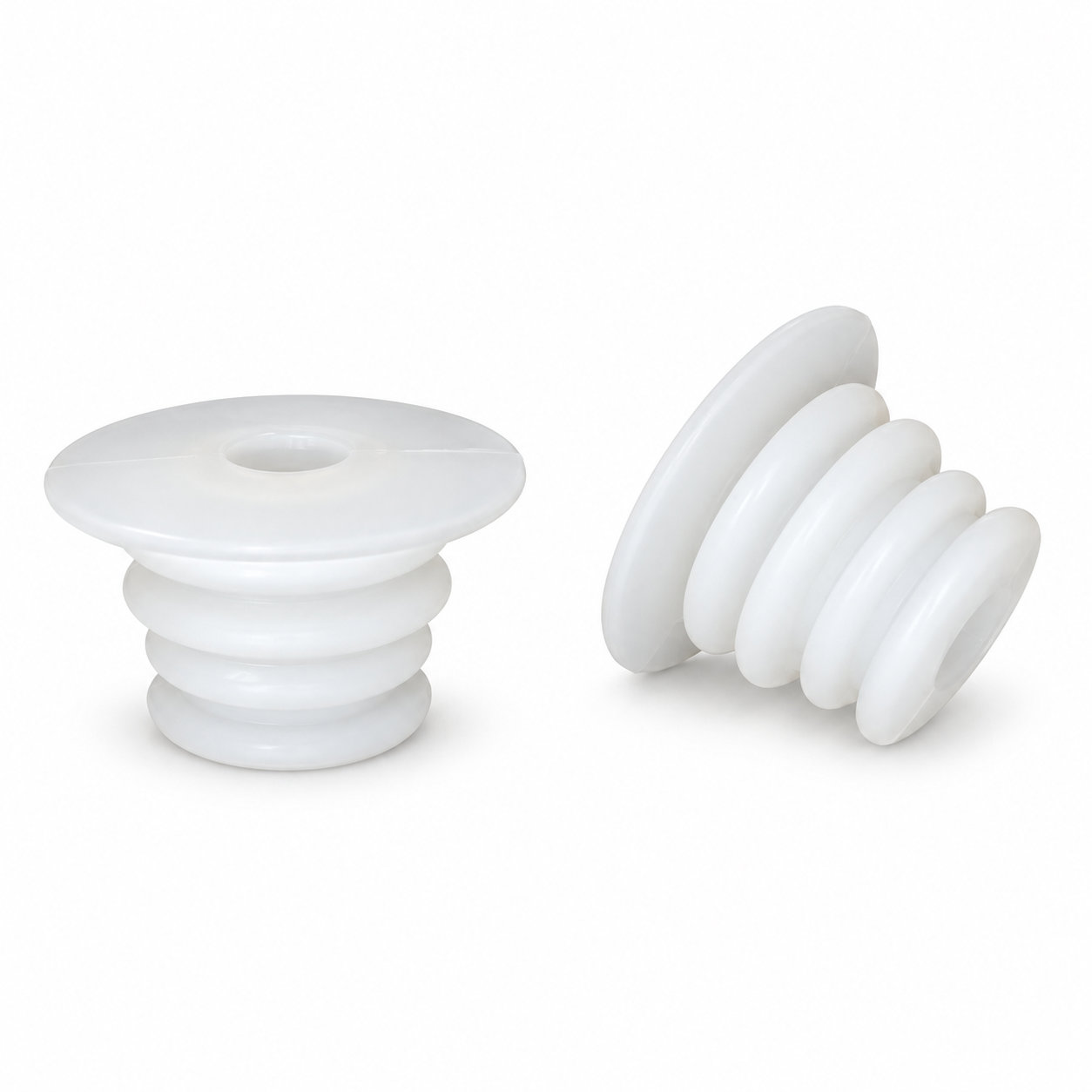 Custom rubber plug food grade silicone threaded plug