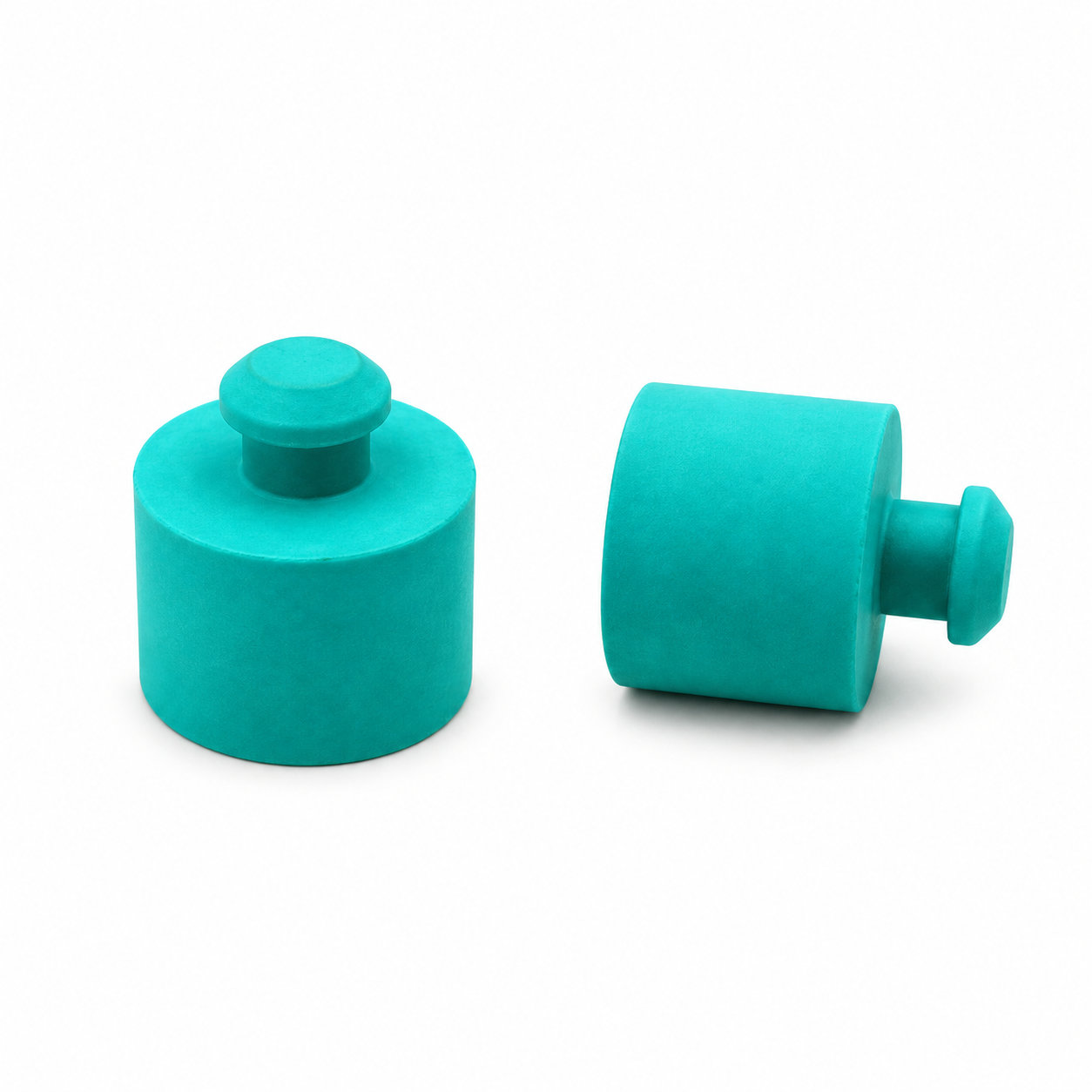 Custom-made colored medical rubber end caps/seal stopper
