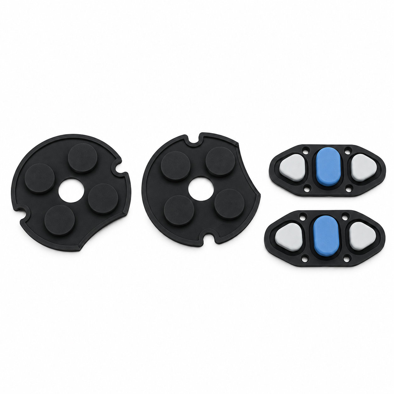 Silicone keypad button cover with custom multi color