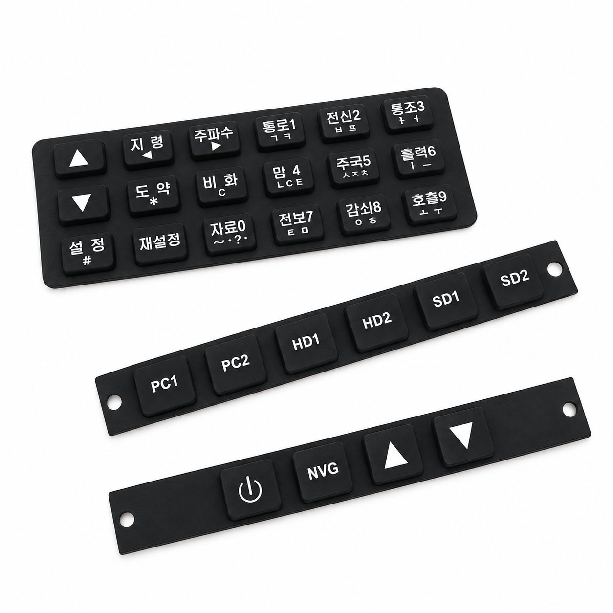 Custom Silicone keypads for household appliance