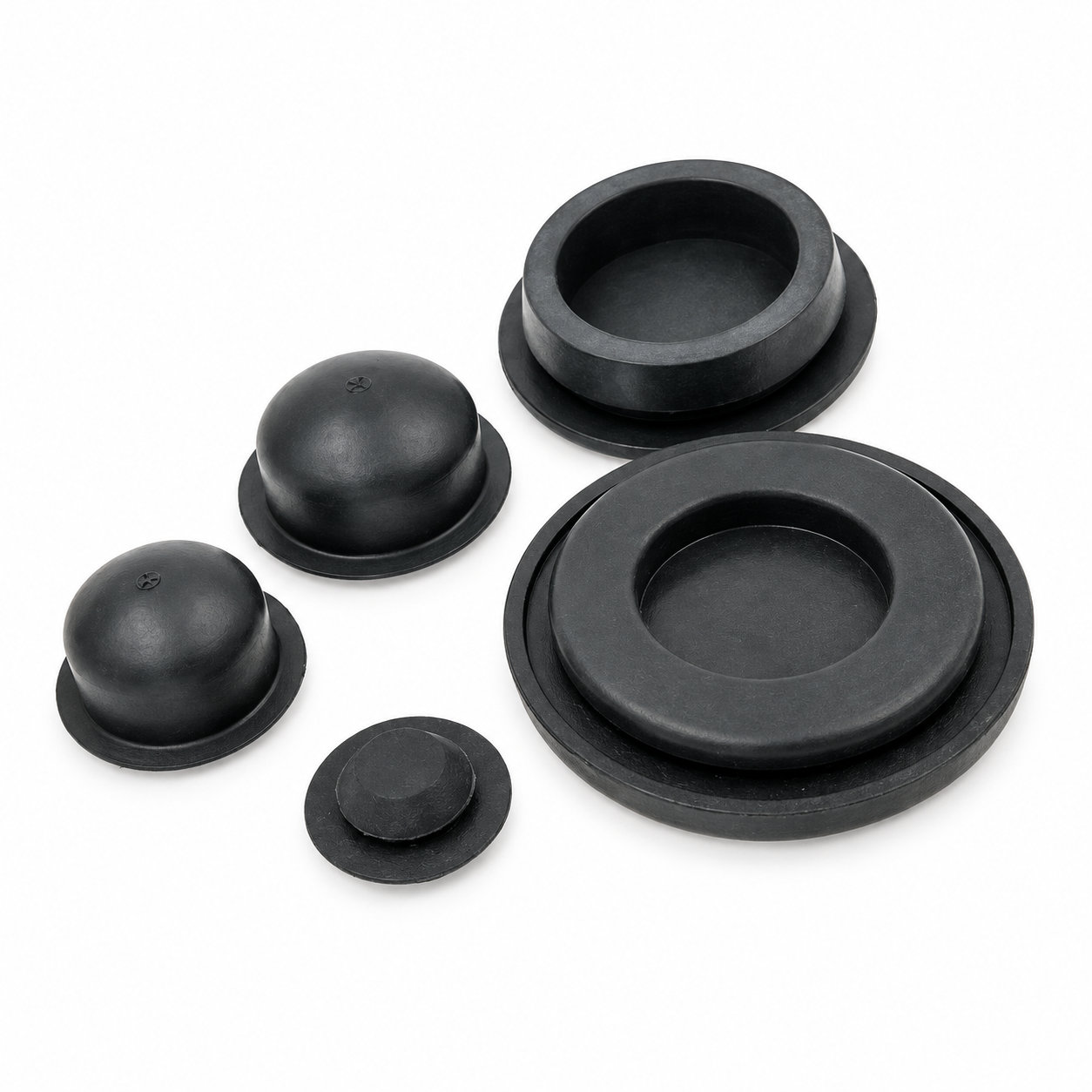 Durable NBR Neoprene EPDM silicone rubber tube plugs/seal cover