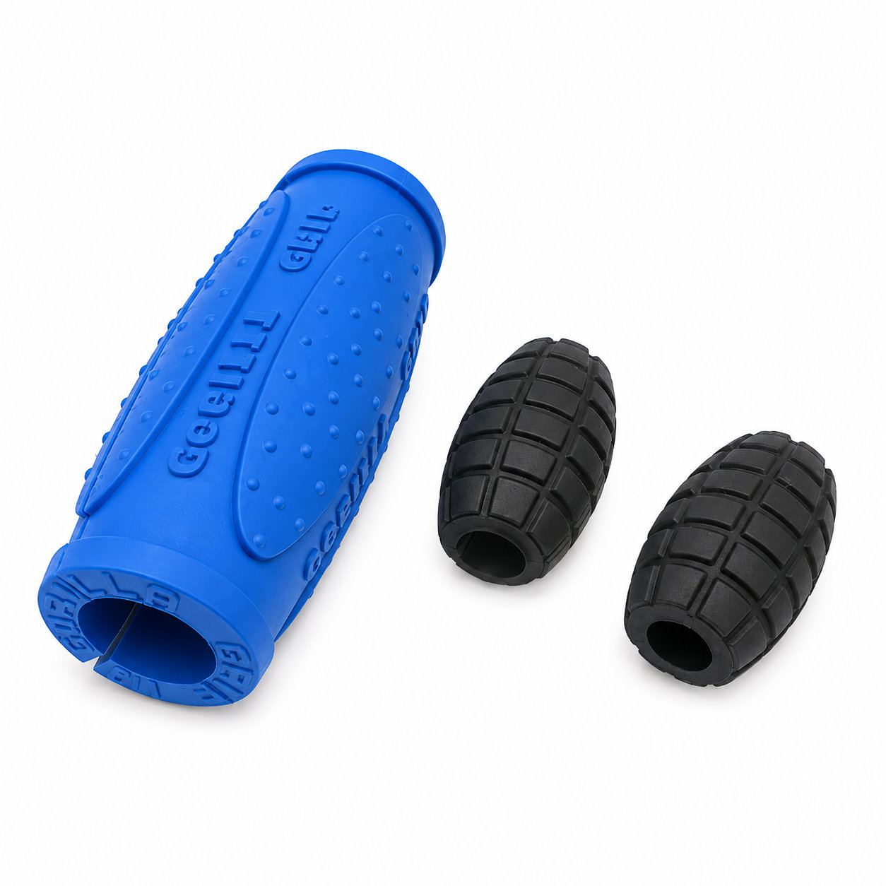 Colorful rubber silicone exercise grip handle