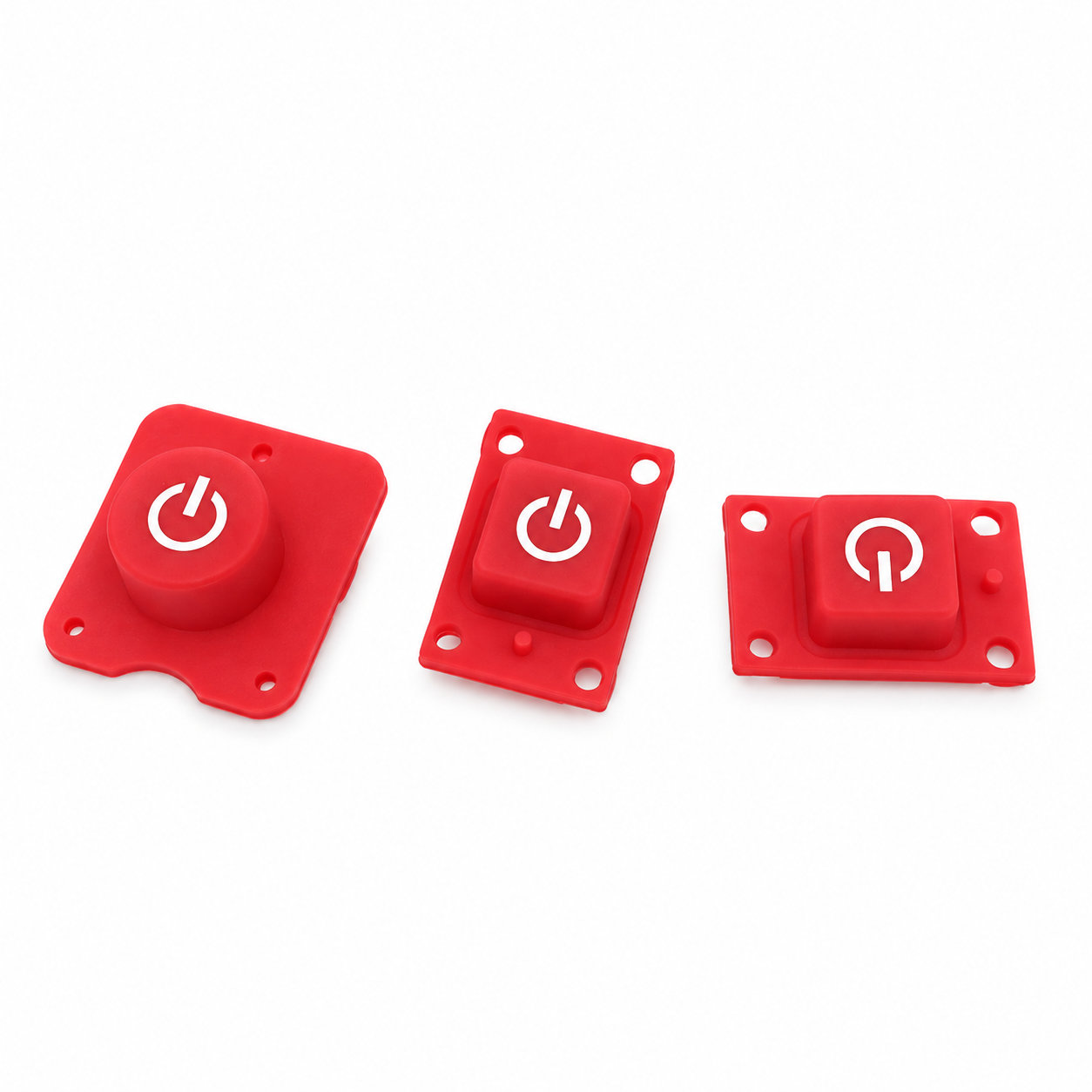 Silicone push button switches rubber keypad