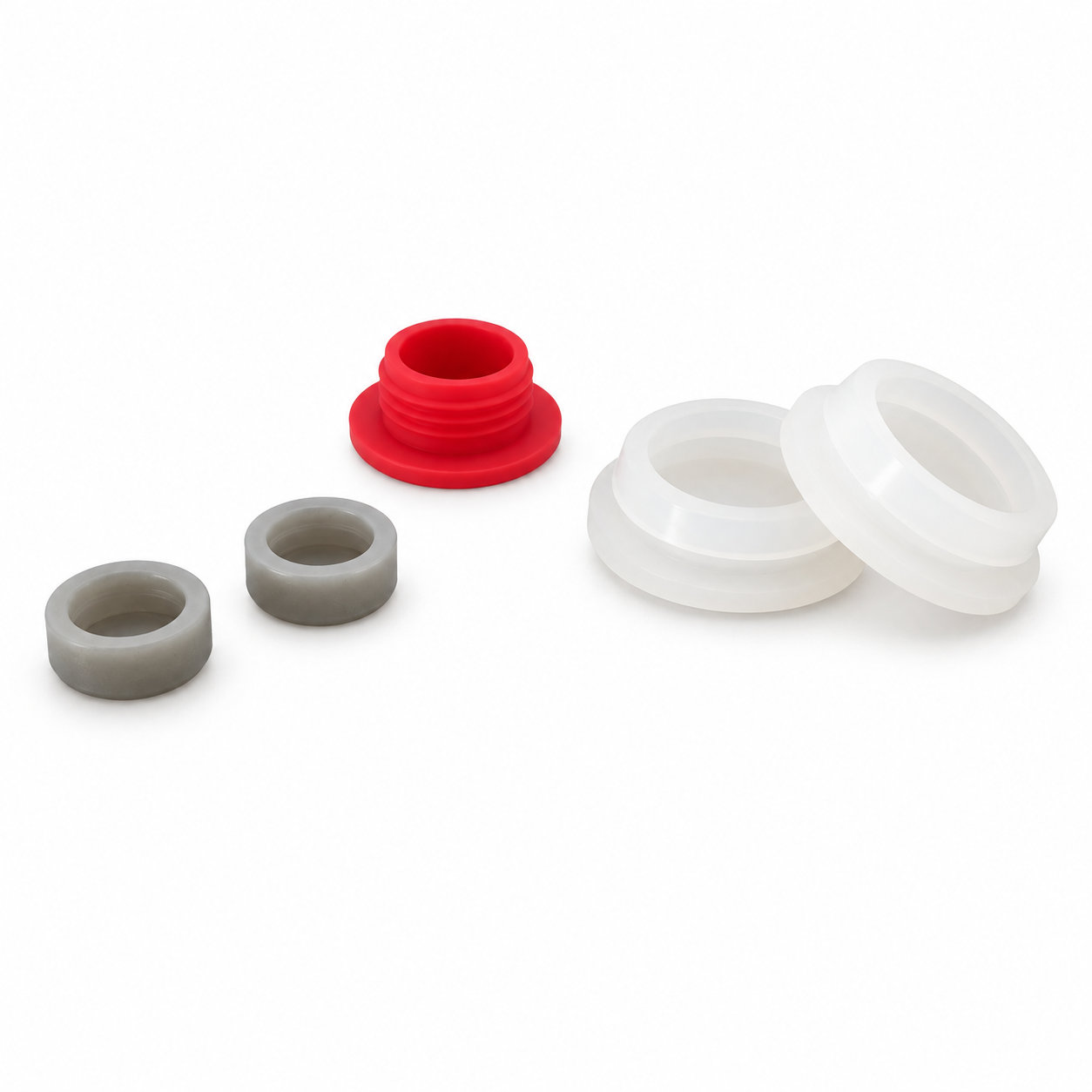 Dustproof silicone rubber lid butyl bottle caps