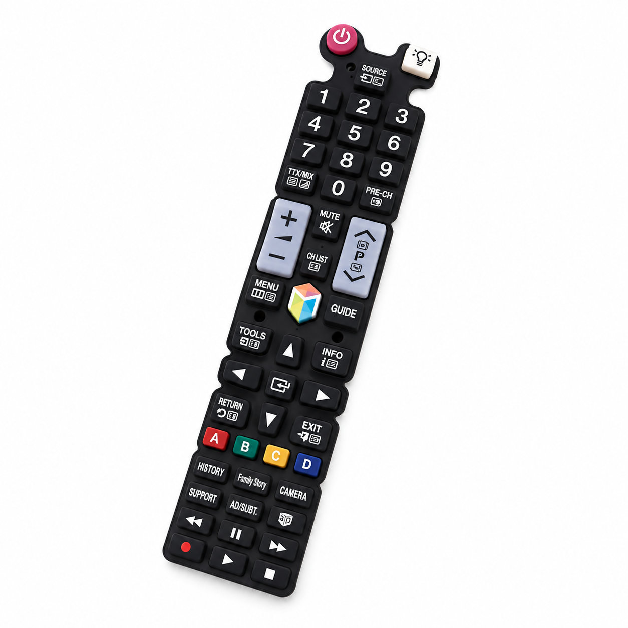 Keypad TV controller remote control silicone keypad