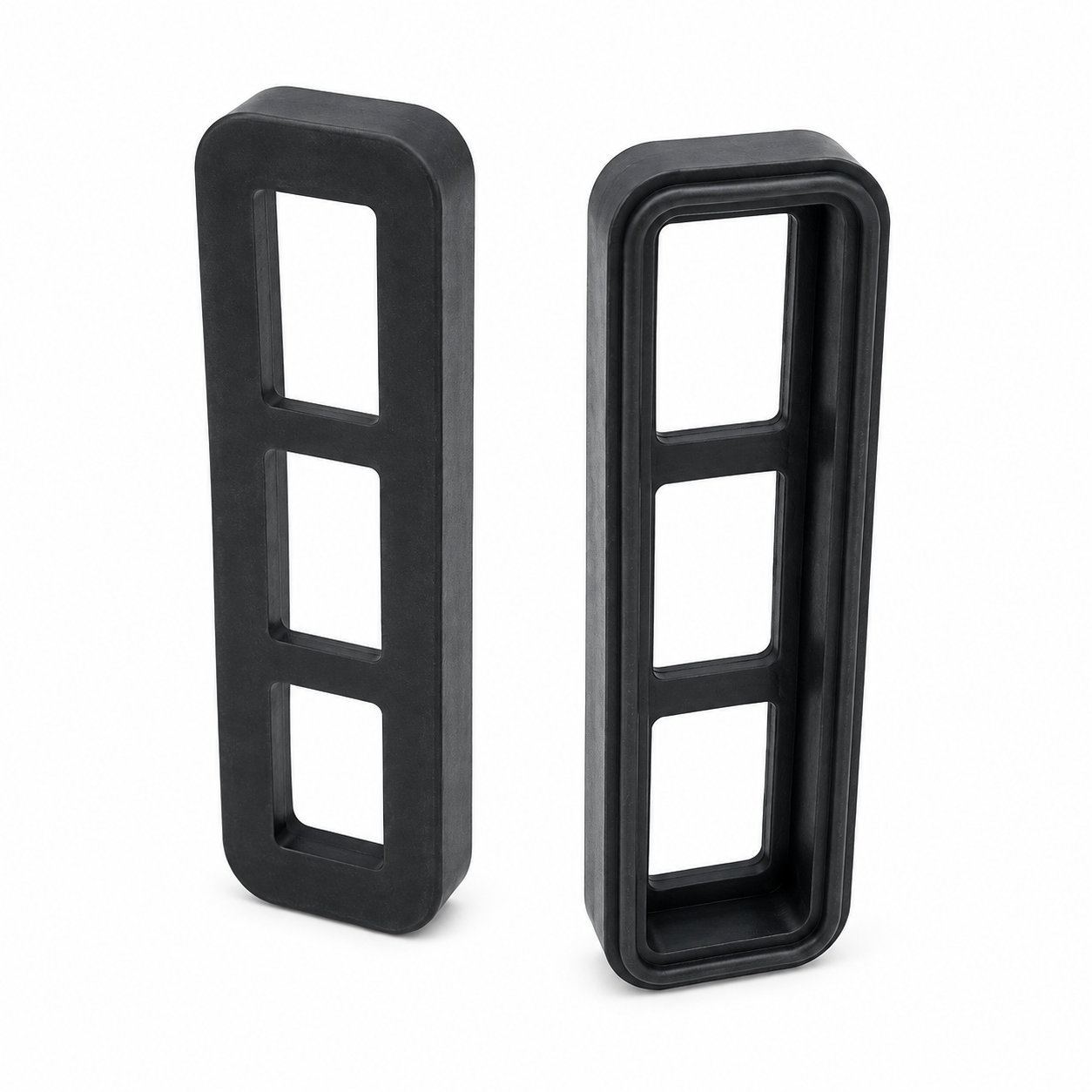 Molded industrial black silicone rubber gasket/durable seal washer