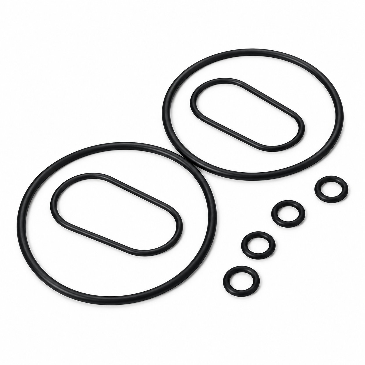 Heat-resistant silicone thin gasket/different sizes rubber seal ring