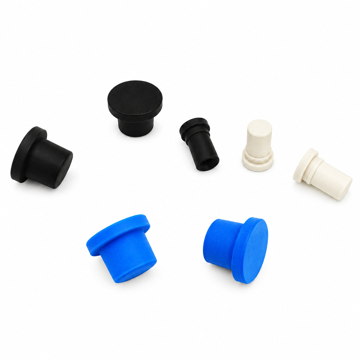 Custom solid bungs silicone rubber cone plug for hole