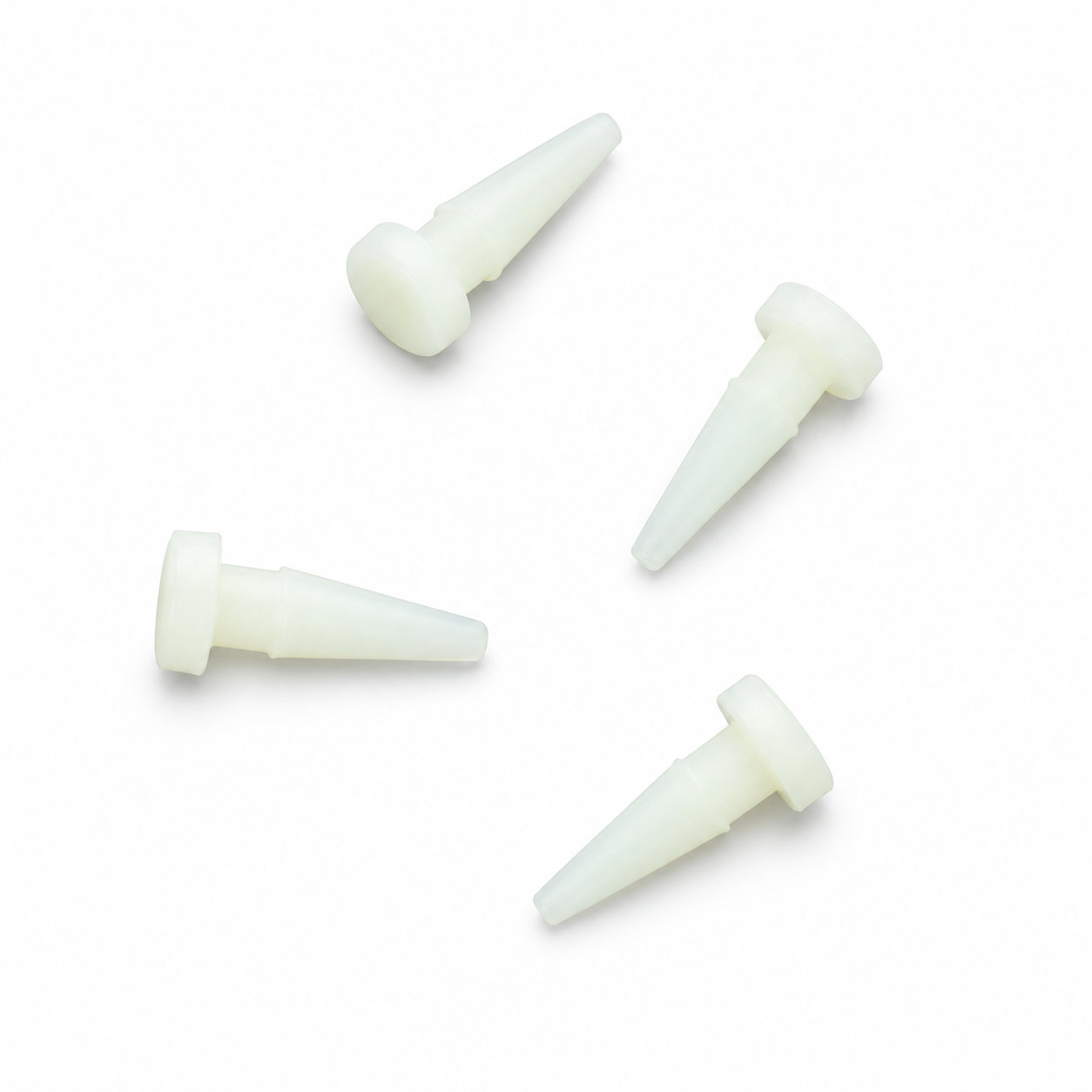 Test tube solid silicone rubber small cone plug