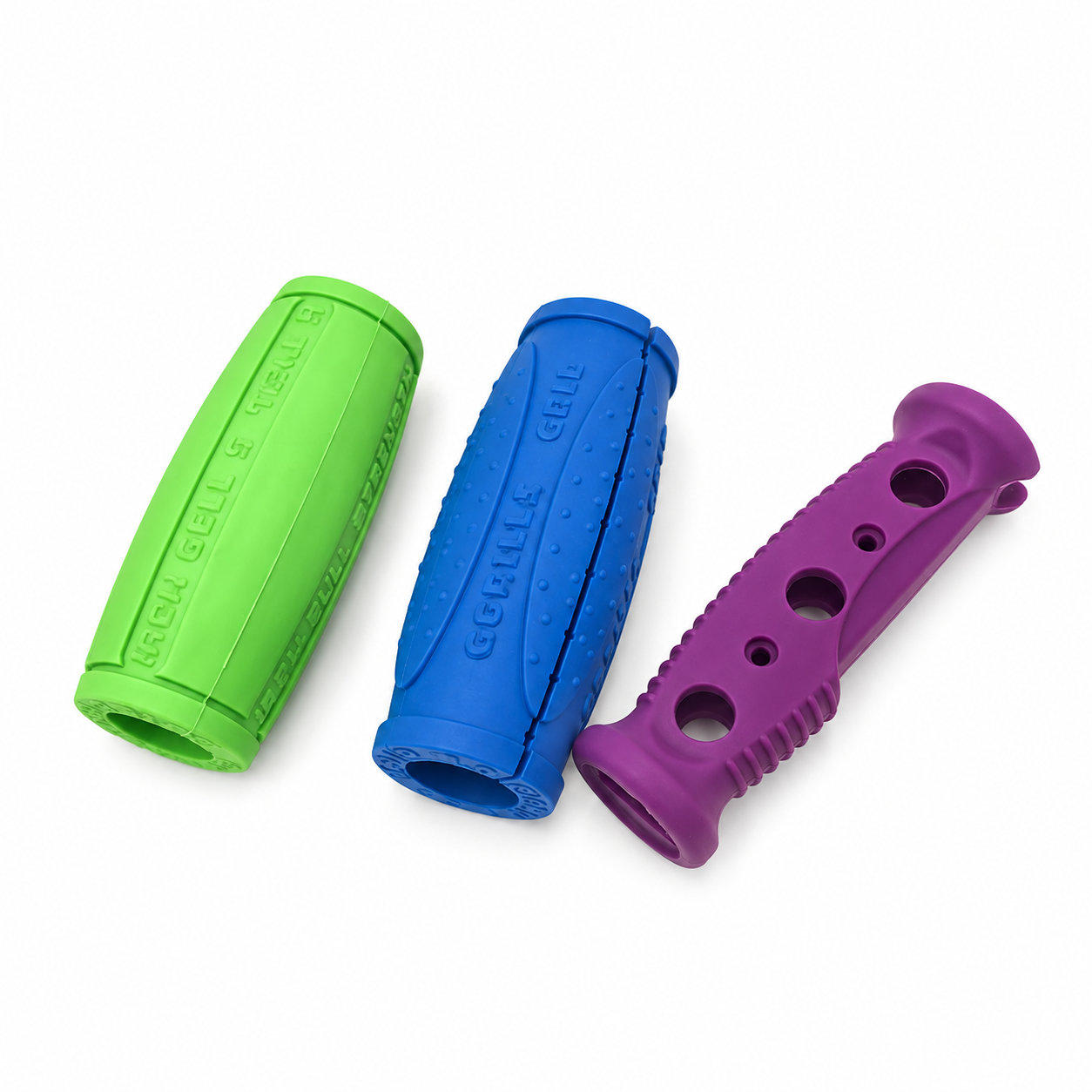 Fitness handle grip solid wear resistant silicone handle