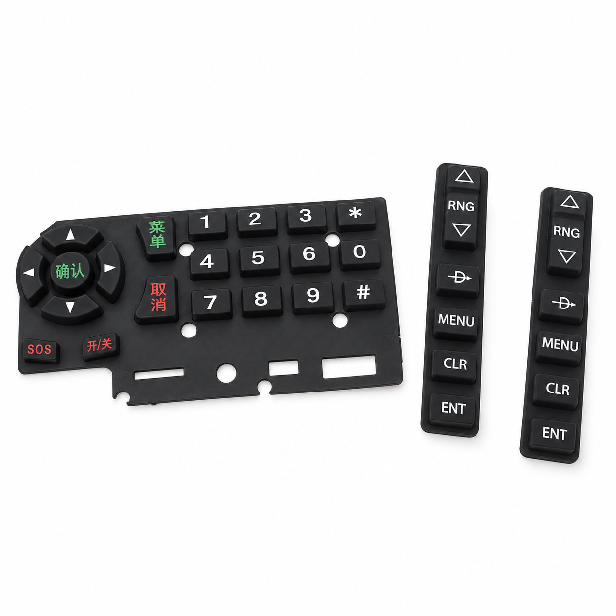 Conductive silicone rubber keypad elastomer keyboard
