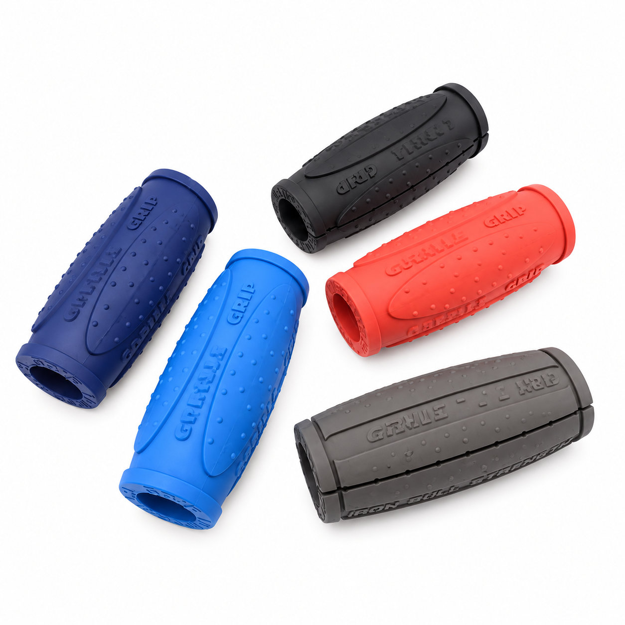 Colorful Rubber Handle Multi-colored Silicone Grip