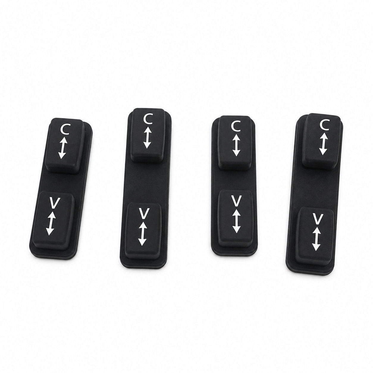 Silicone keypads silkscreen buttons/ electronic push button