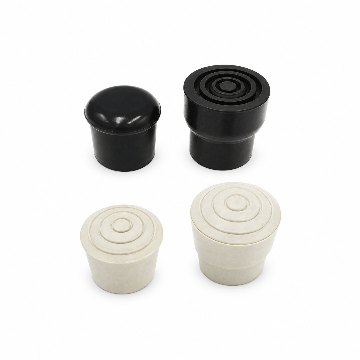 Silicone round caps rubber crutch tips furniture tips