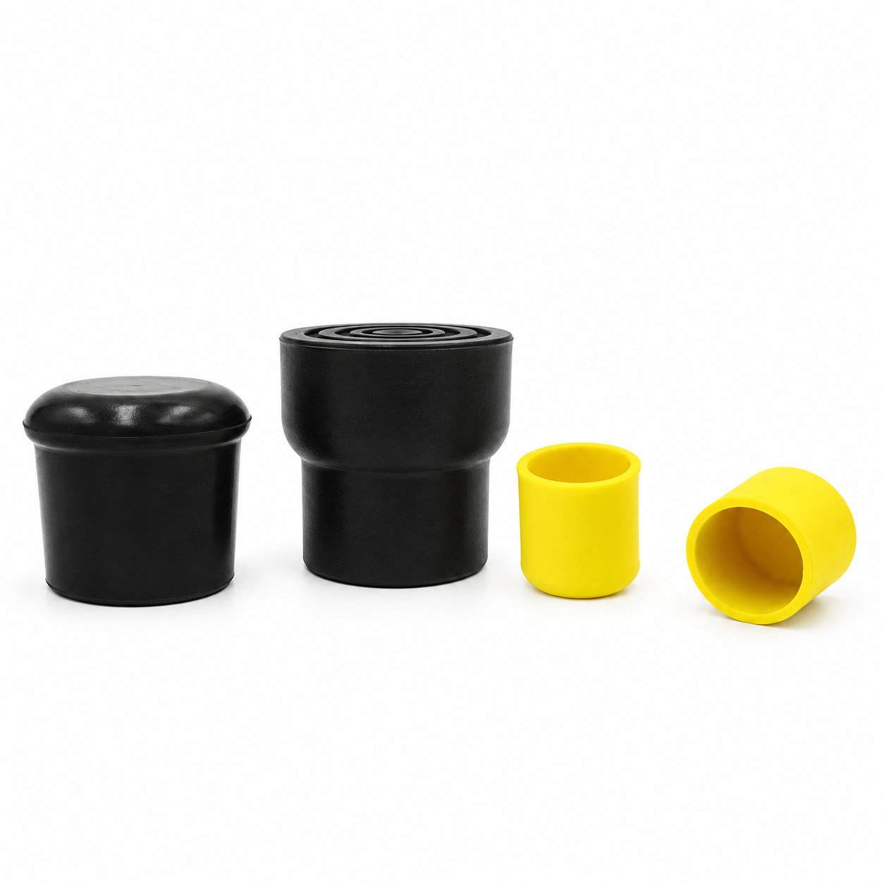 Custom made protective chair leg caps rubber feet
