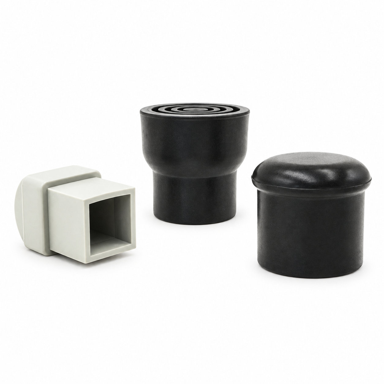 Anti-slip ladder rubber feet furniture round caps