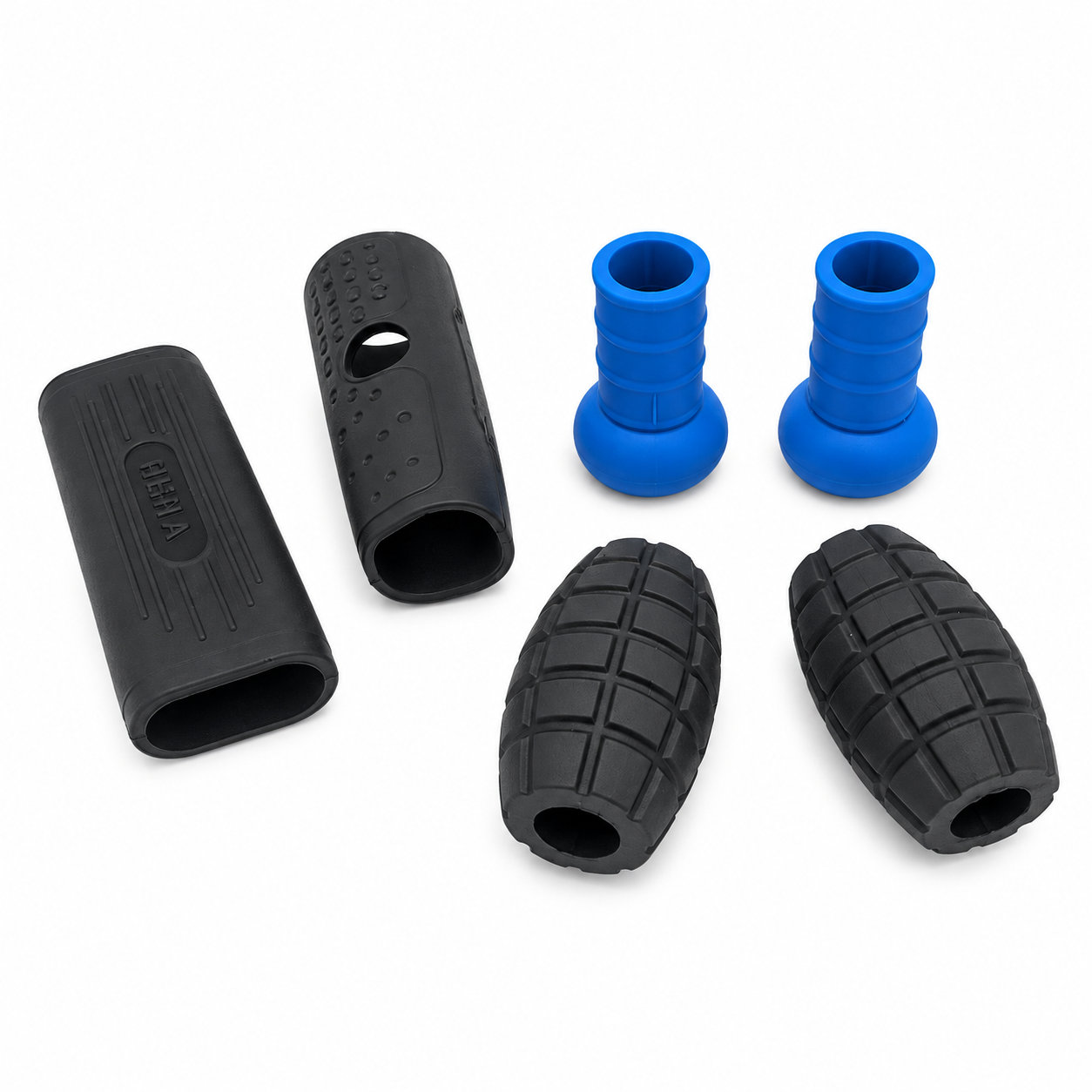 Wear resistant rubber handles gym handle