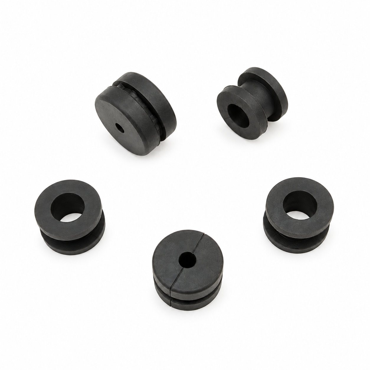 Custom insulated NBR SBR cable grommet for wire connector