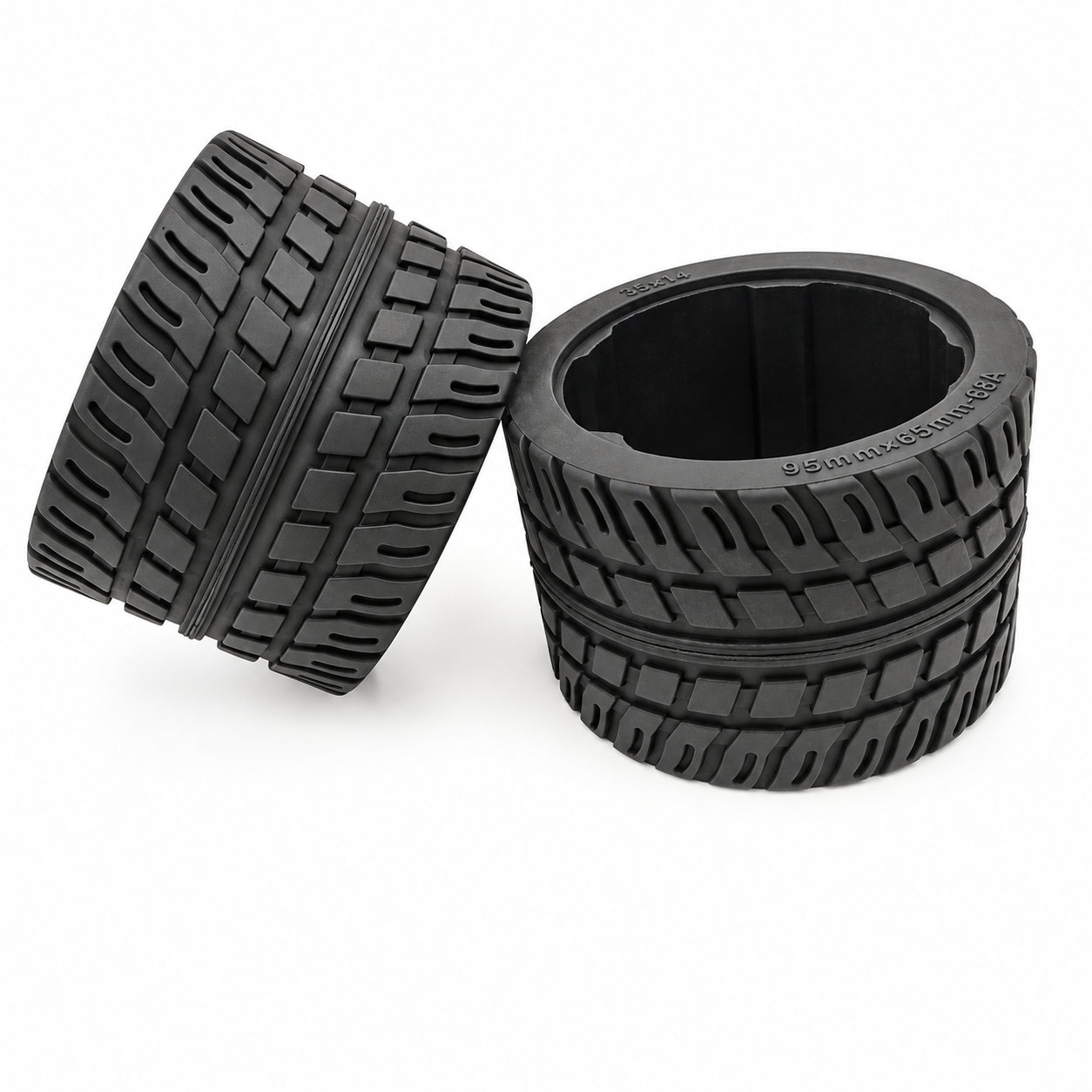 Custom made wear-resistant rubber wheels rubber tires for big toy car