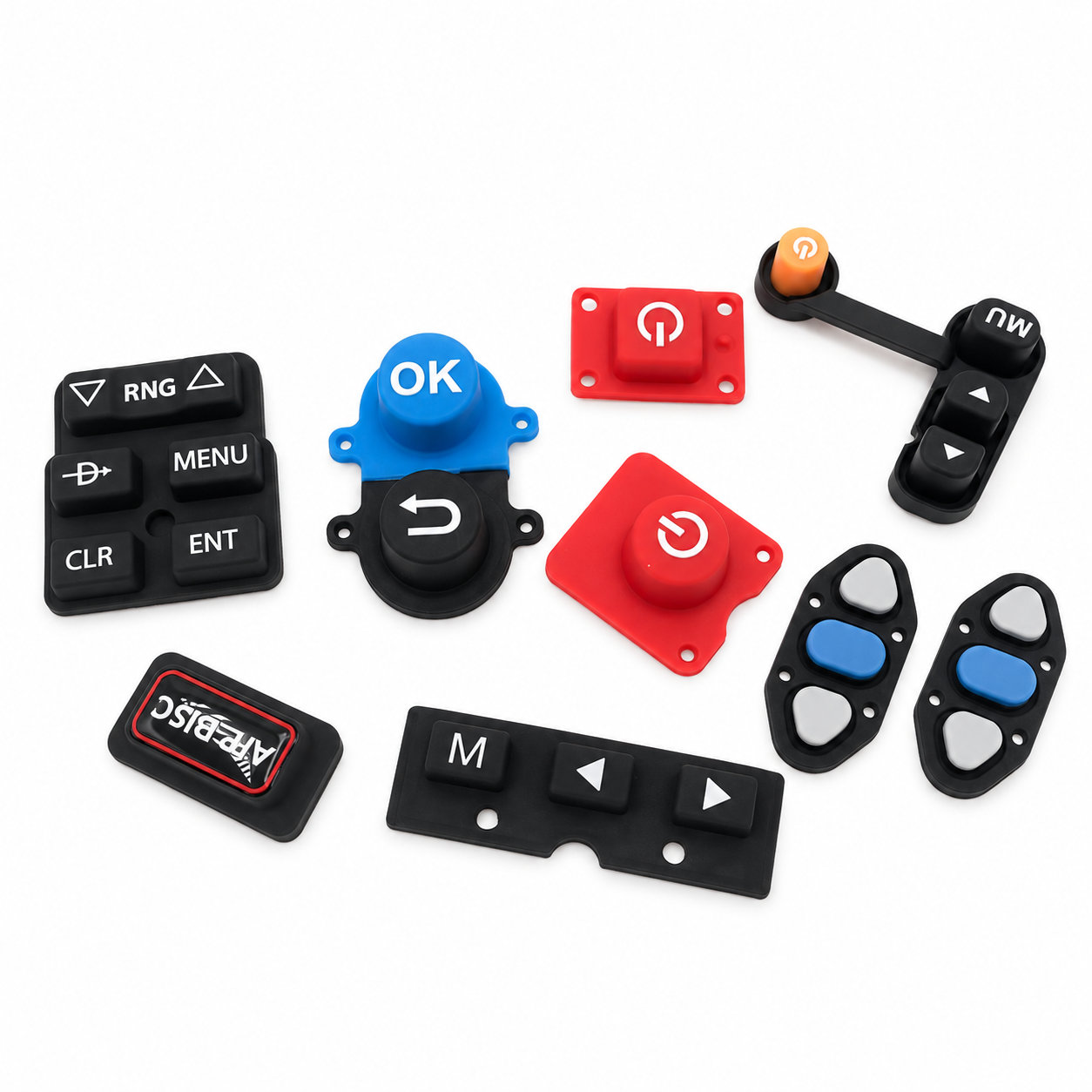 Custom made elastomer silicone buttons various keypad