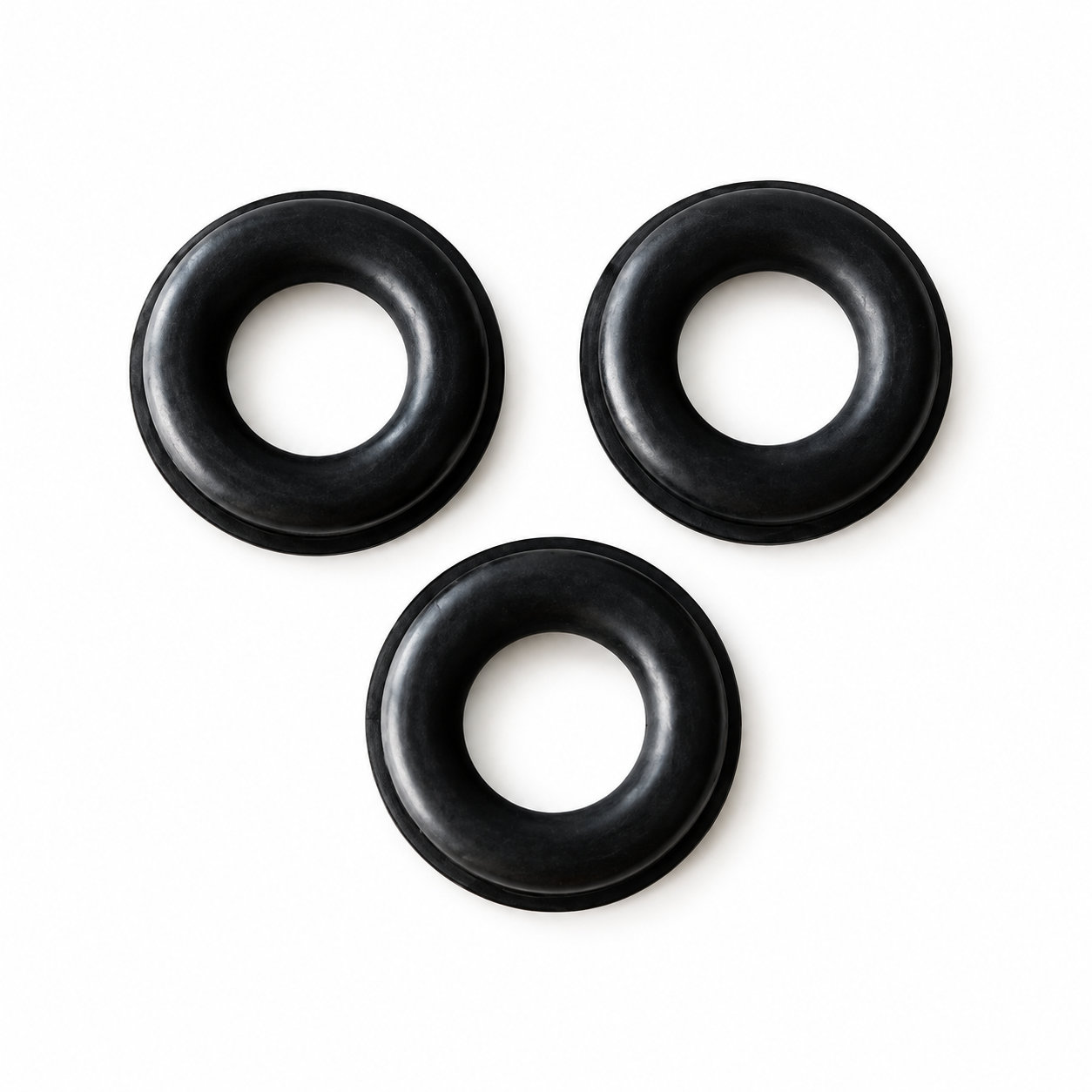 Custom industrial molded durable rubber bushing/grommet for cable