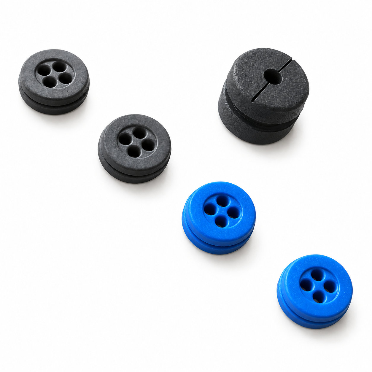 Molded small sizes industrial rubber silicone protection coil grommet