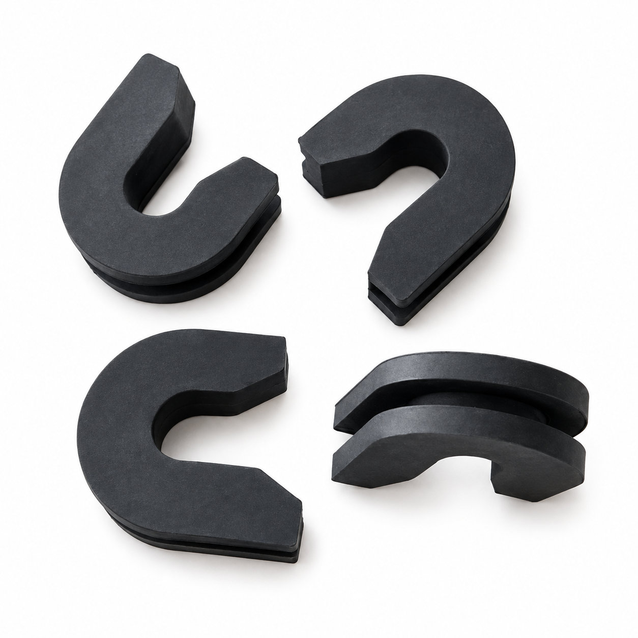 Non-standard molded shock absorption SBR cable grommet rubber mill