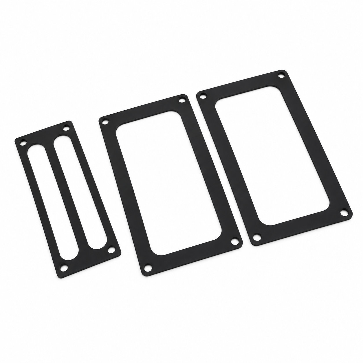Custom made molded rectangular rubber gasket