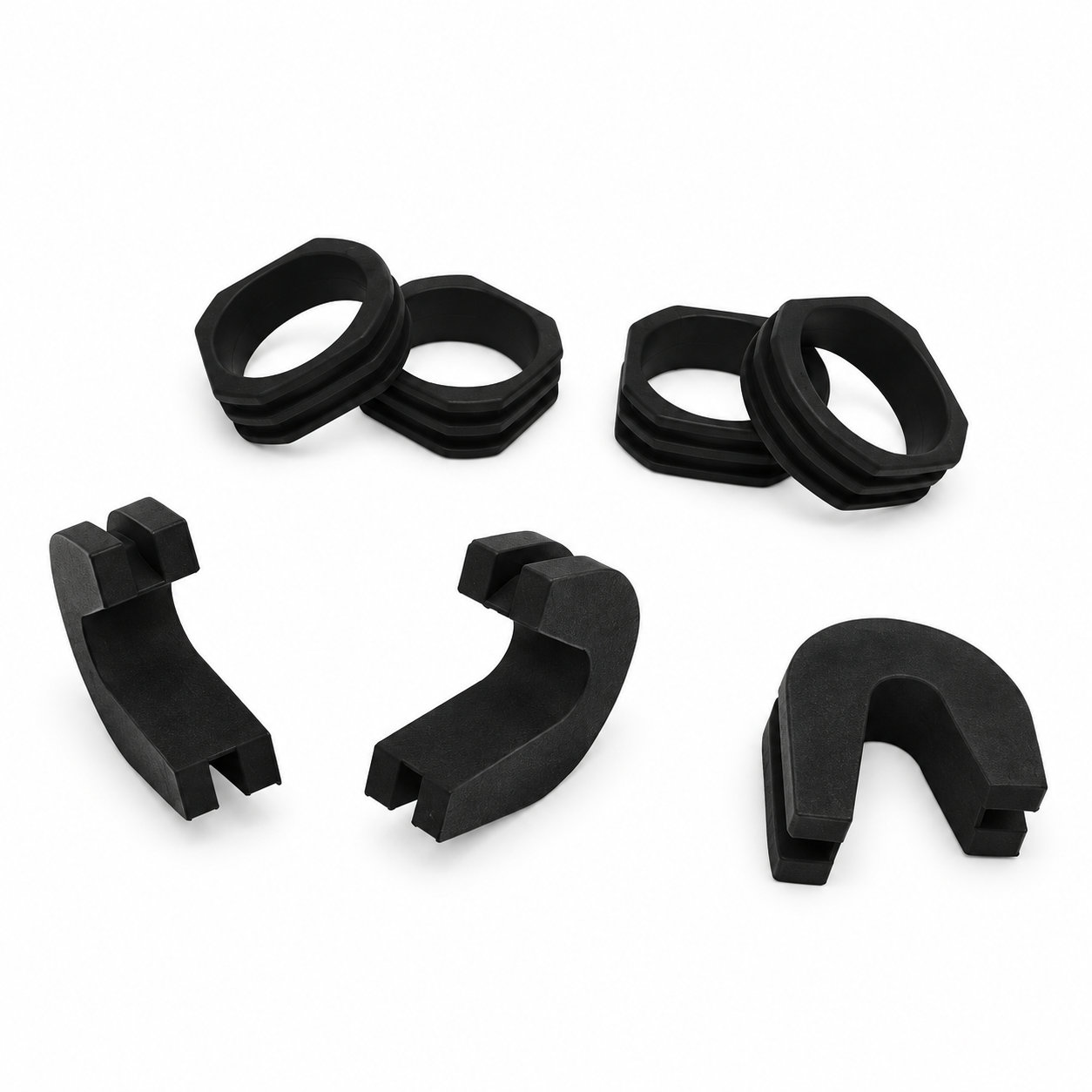 Custom silicone rubber eyelet wire harness grommets