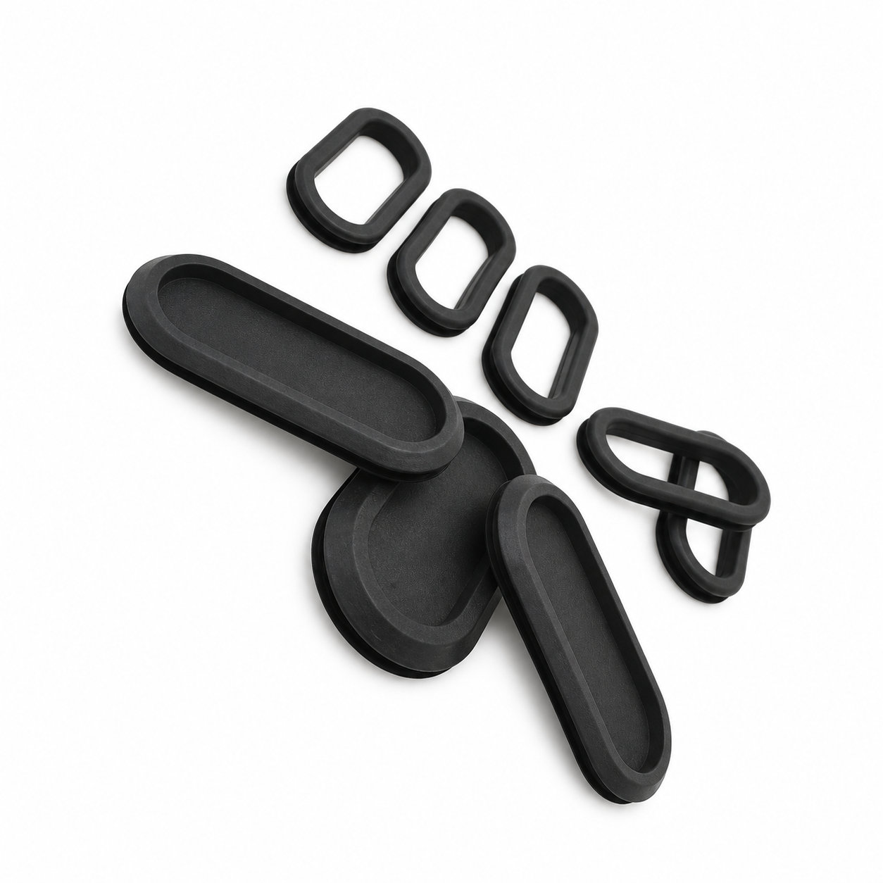 Closed blind blanking hole wire cable rubber grommets
