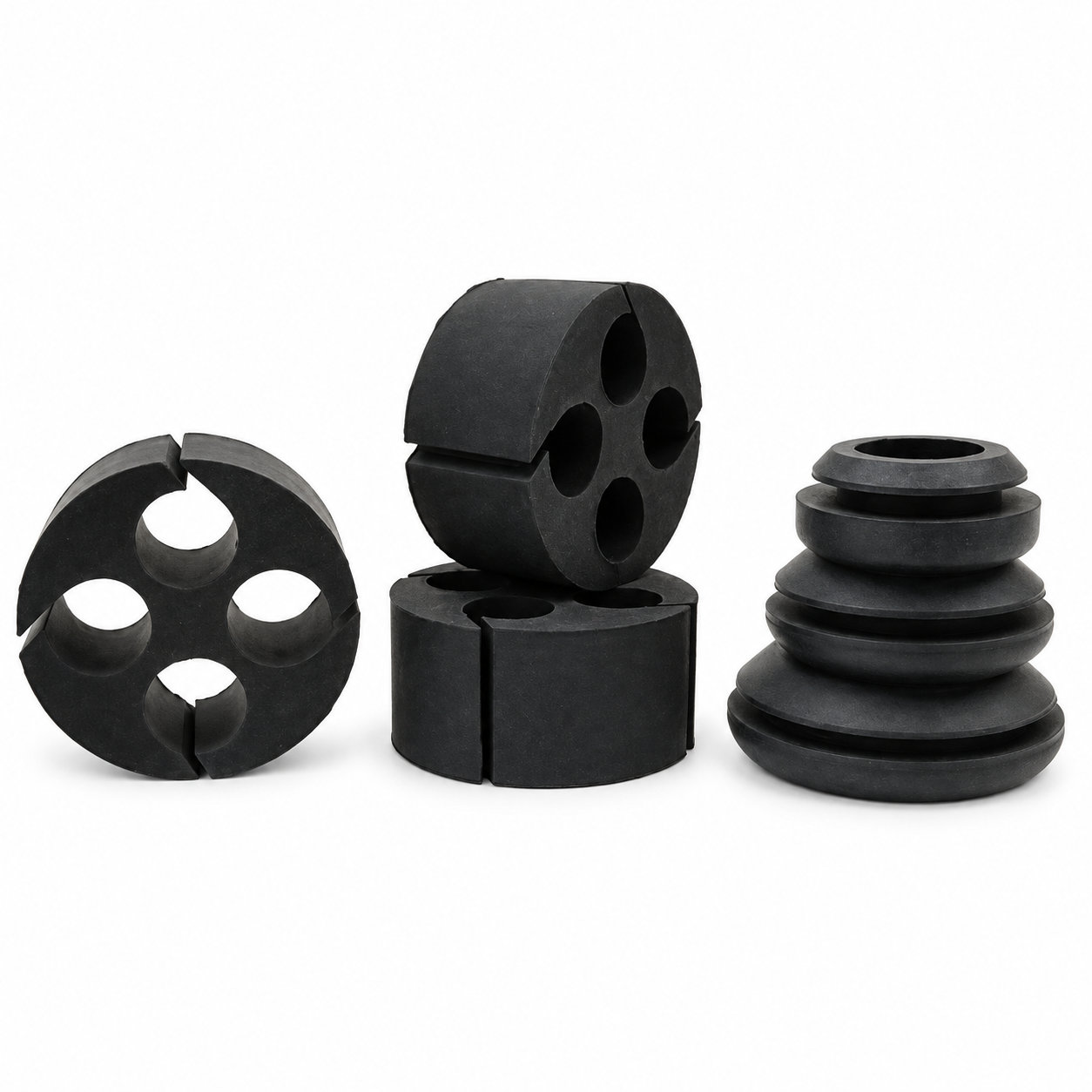 Custom Nitrile black silicone rubber eyelet grommet