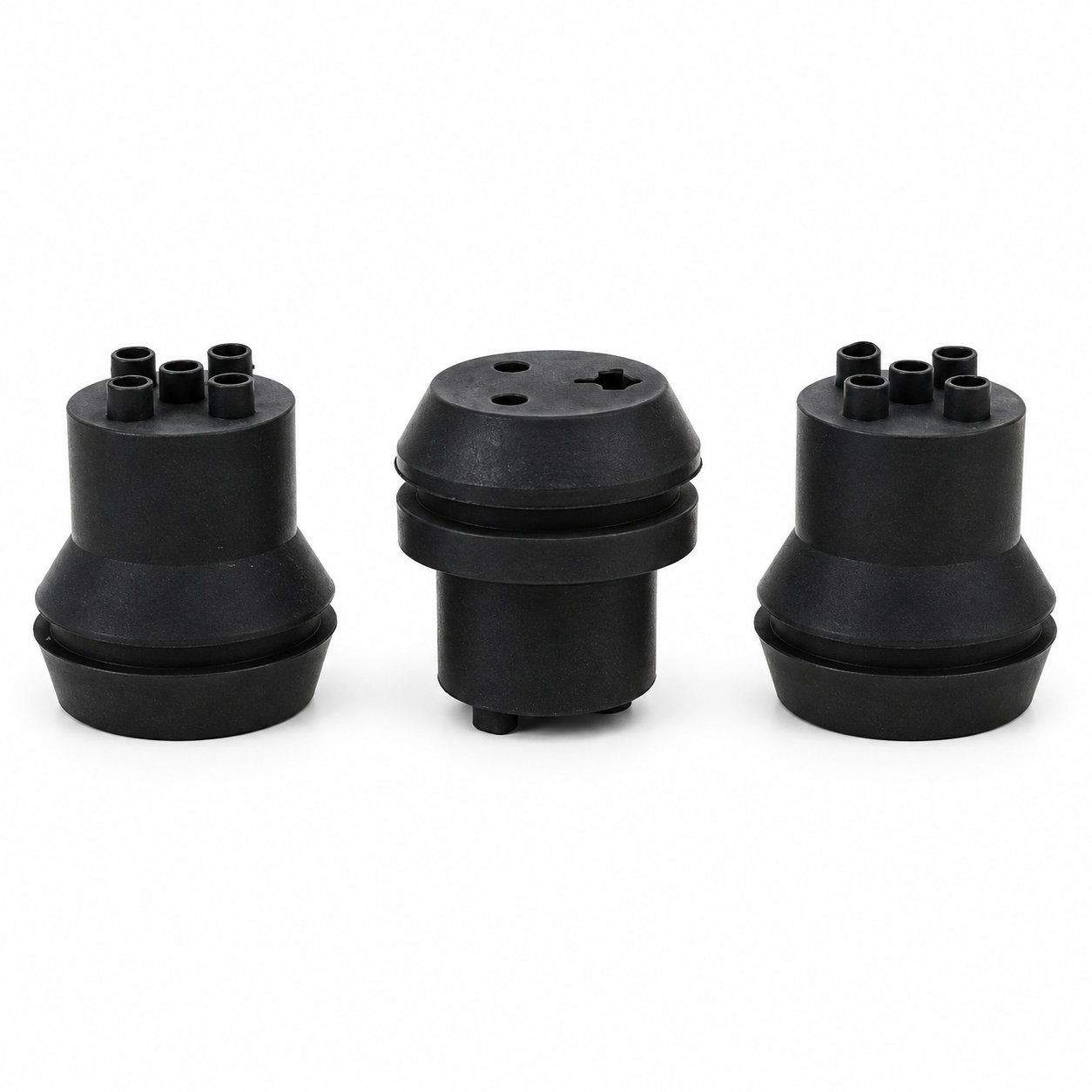 Custom fire resistant rubber electrical grommets