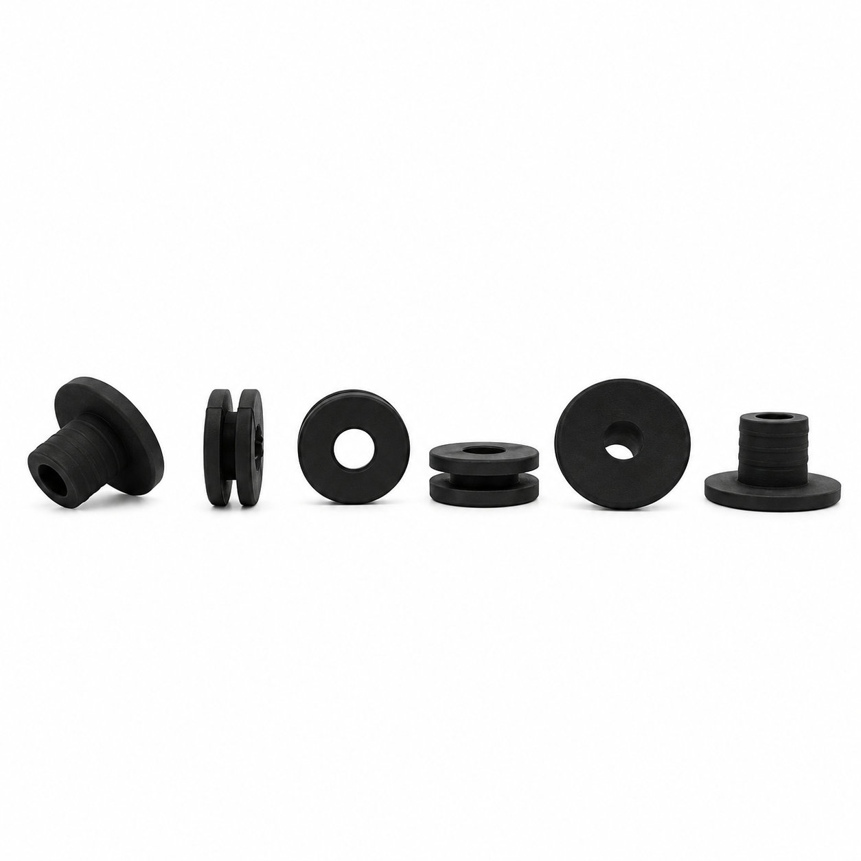 Custom molded rubber grommets for cable and wire protector