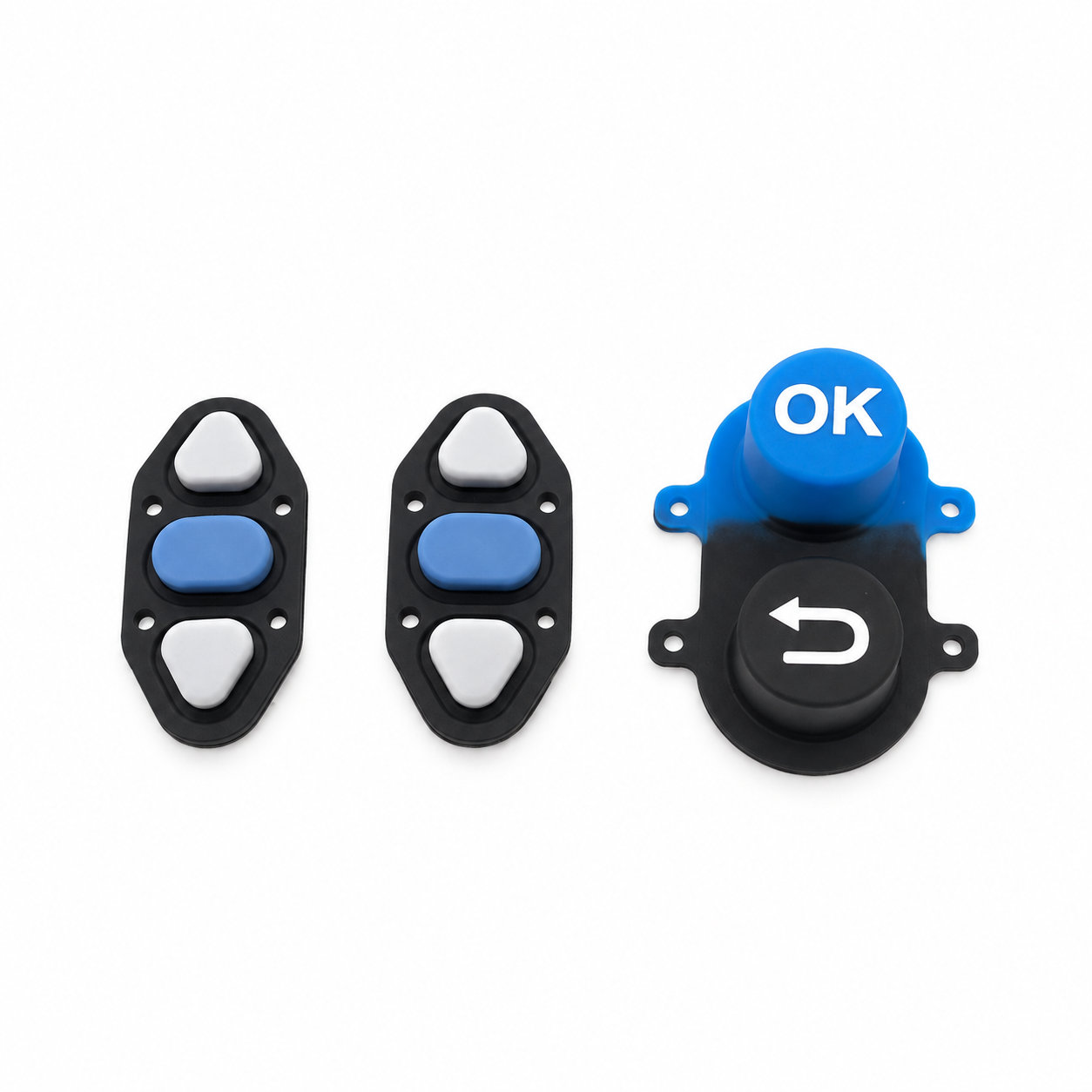 Silicone rubber single button/ mechanical push button