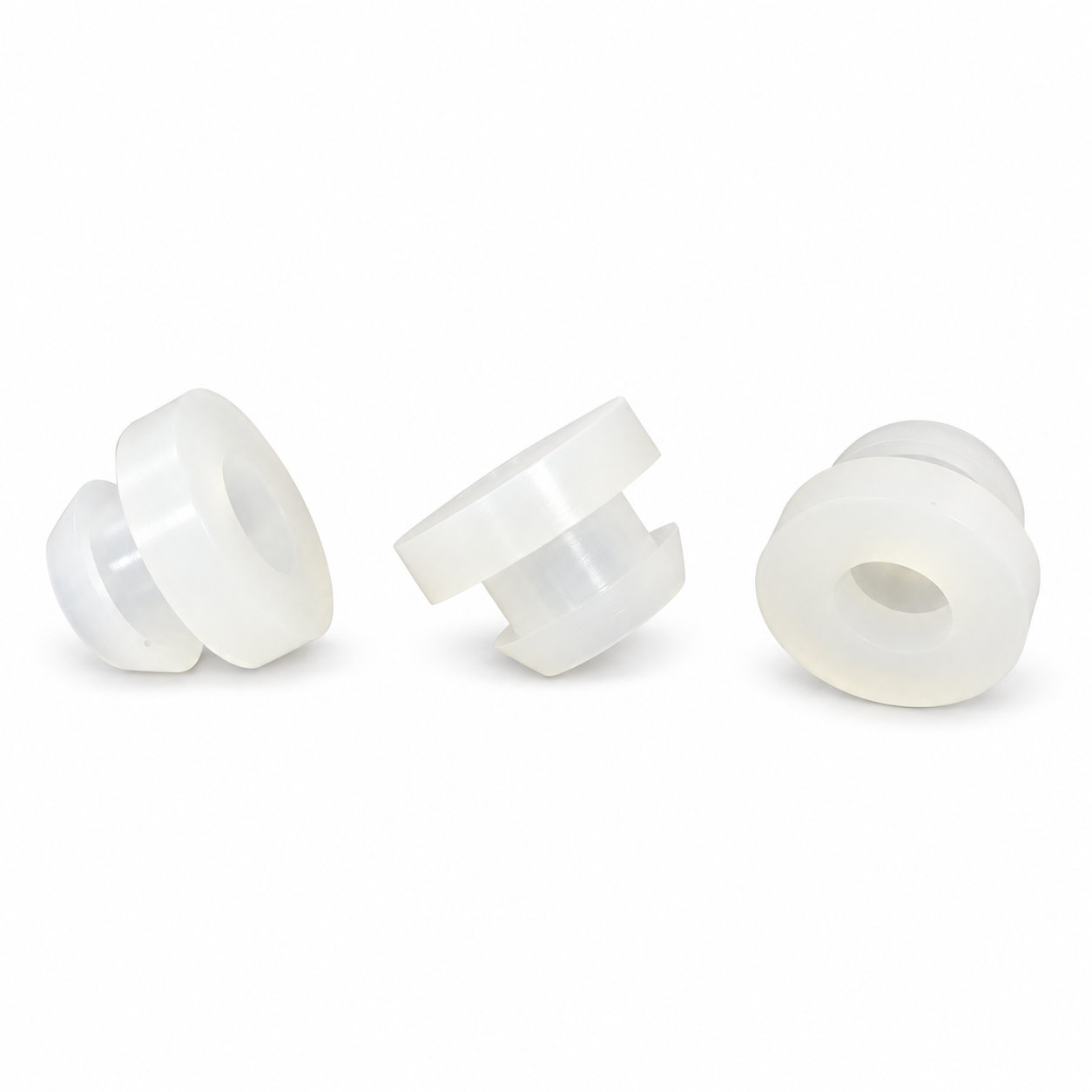 Custom small dustproof clear silicone rubber grommet