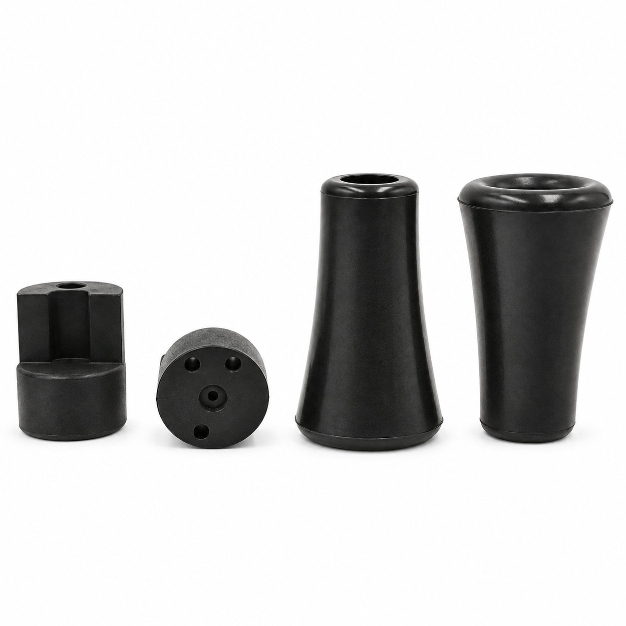 Automotive silicone rubber oval grommet and bushing