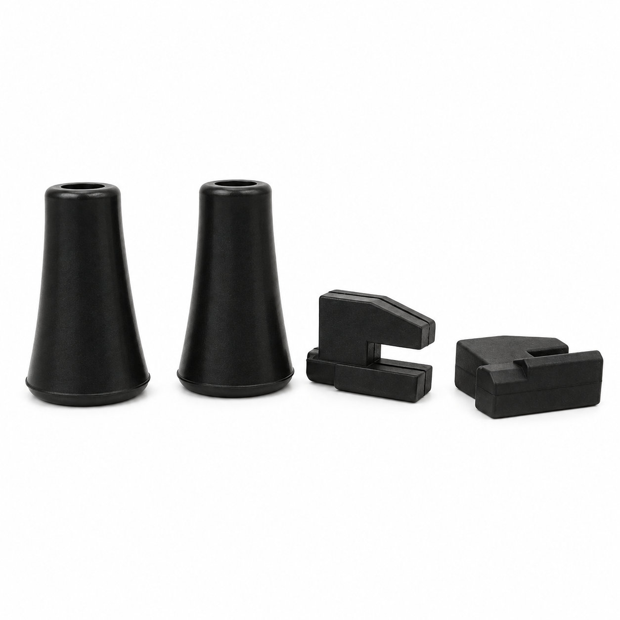 Custom silicone rubber step grommet with hole
