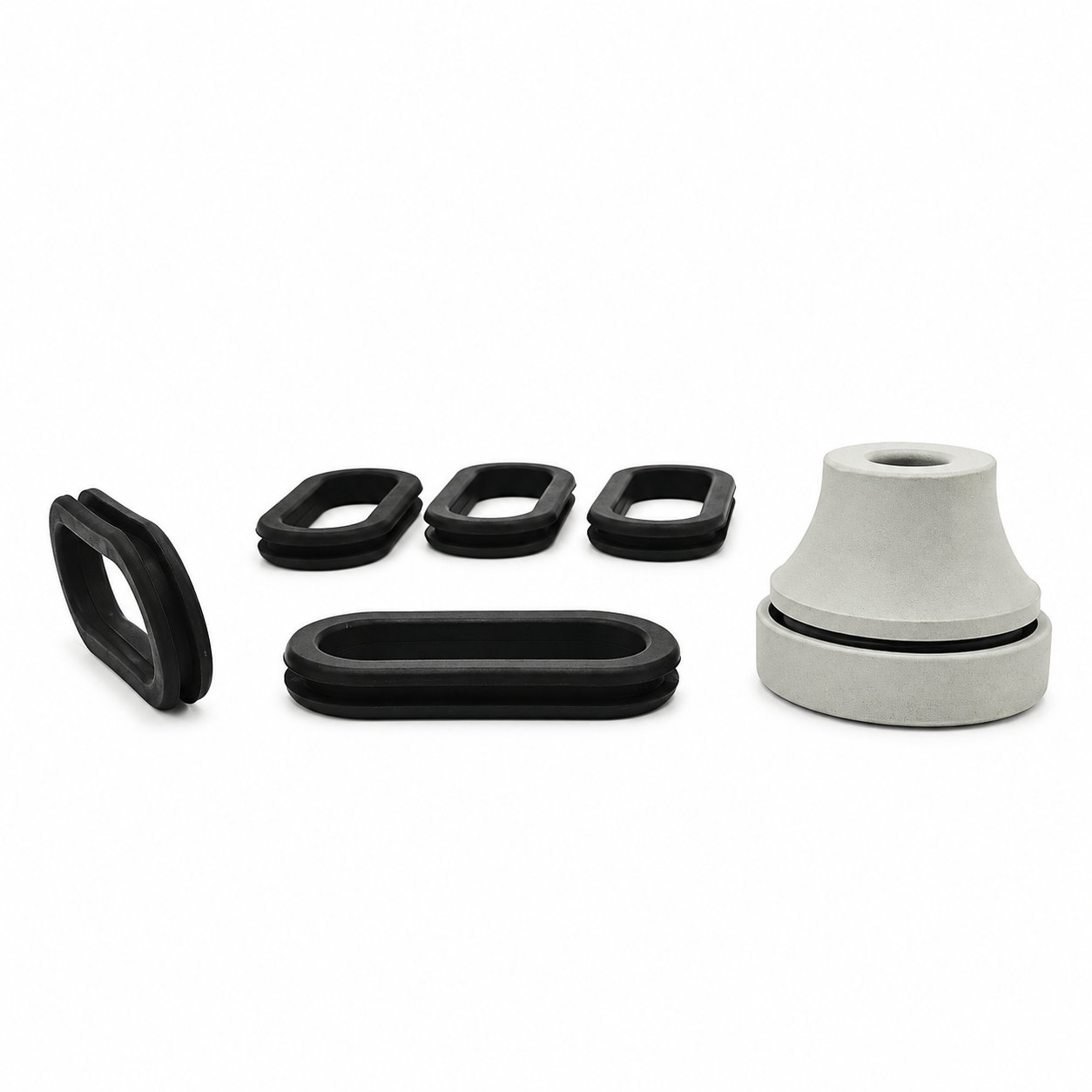 Custom made rubber window cable grommet bushing