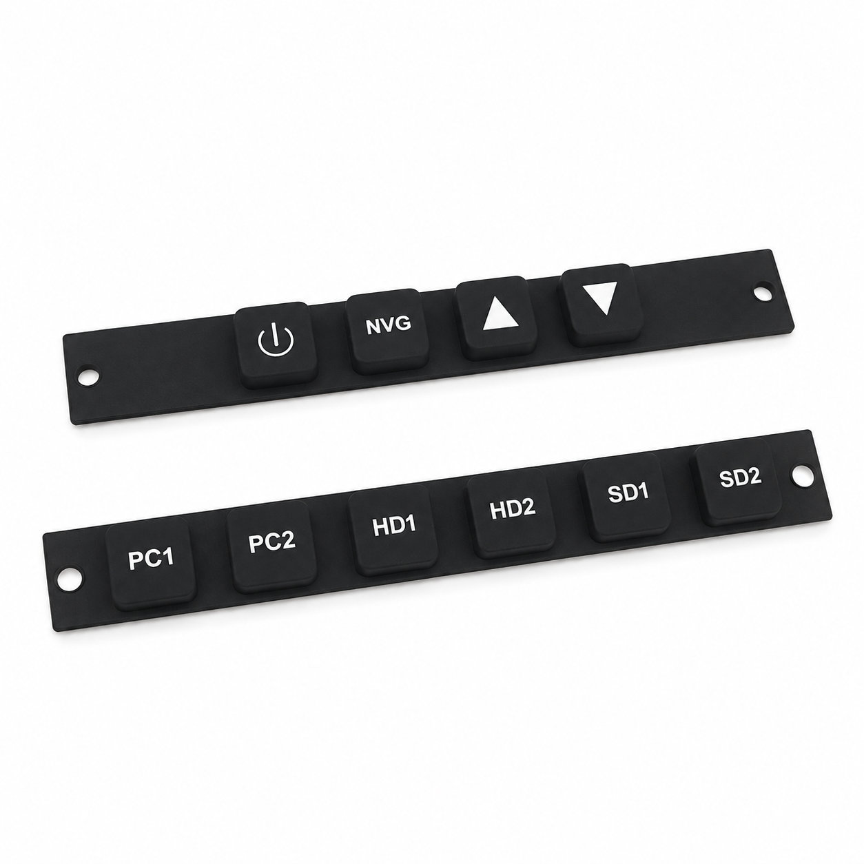 Customized conductive screen printing silicone keypads