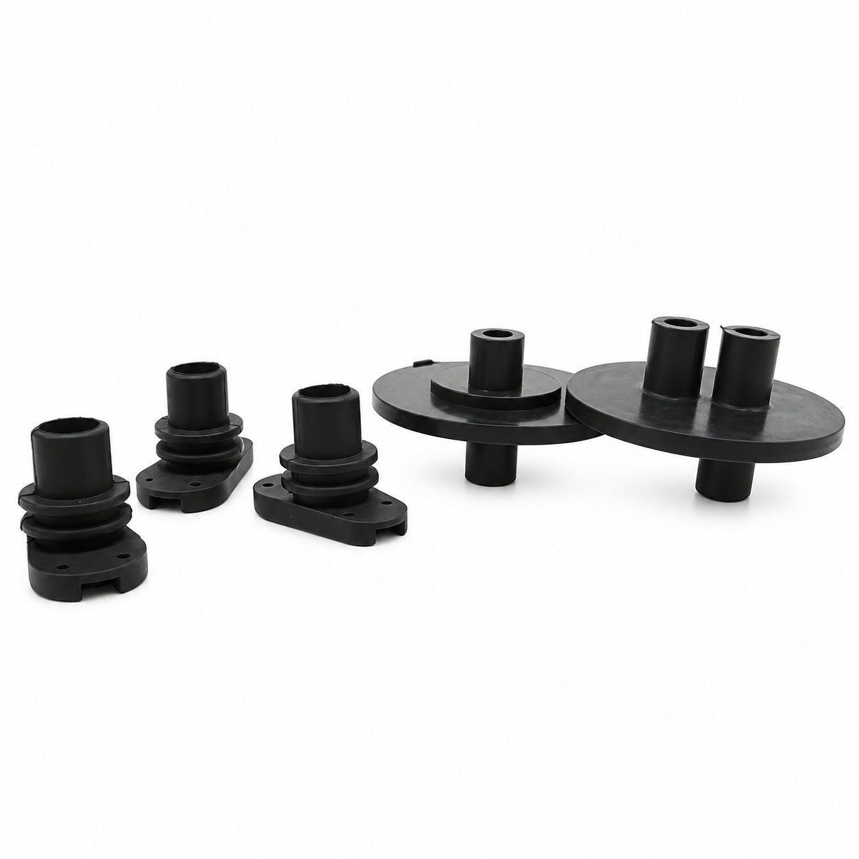 Small UV resistant black rubber automotive grommet