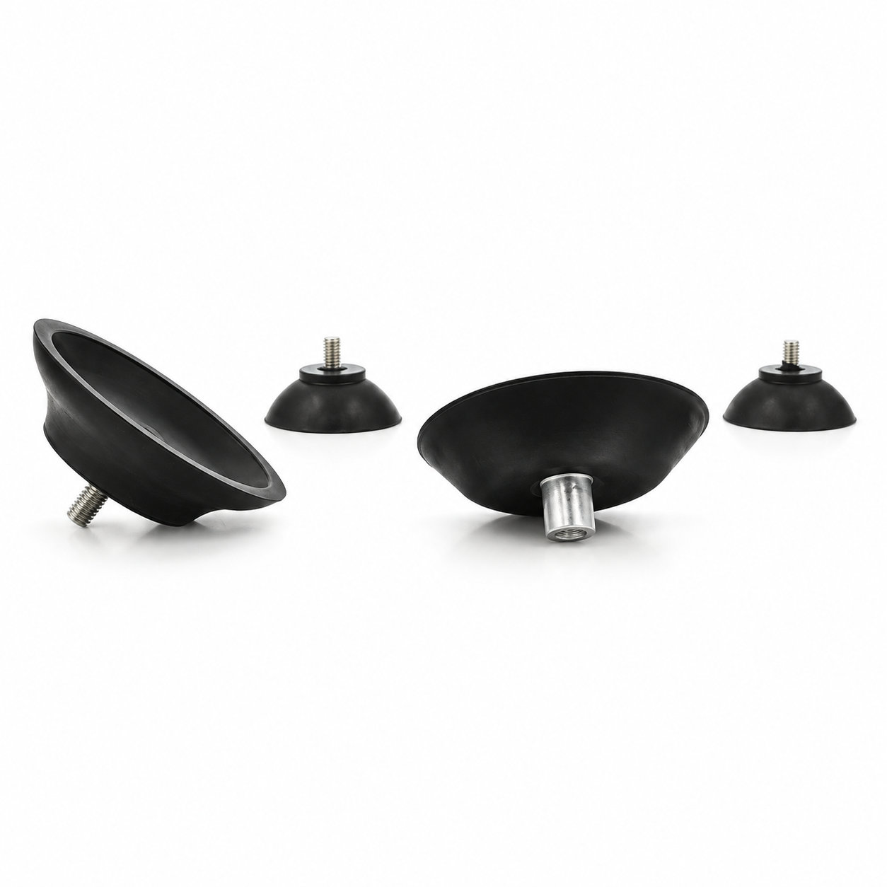 Small silicone rubber vacuum suction cup for industrial use